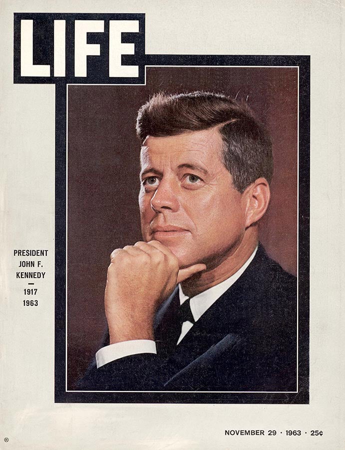 The Kennedy cover for ‘Life’ after JFK’s assassination