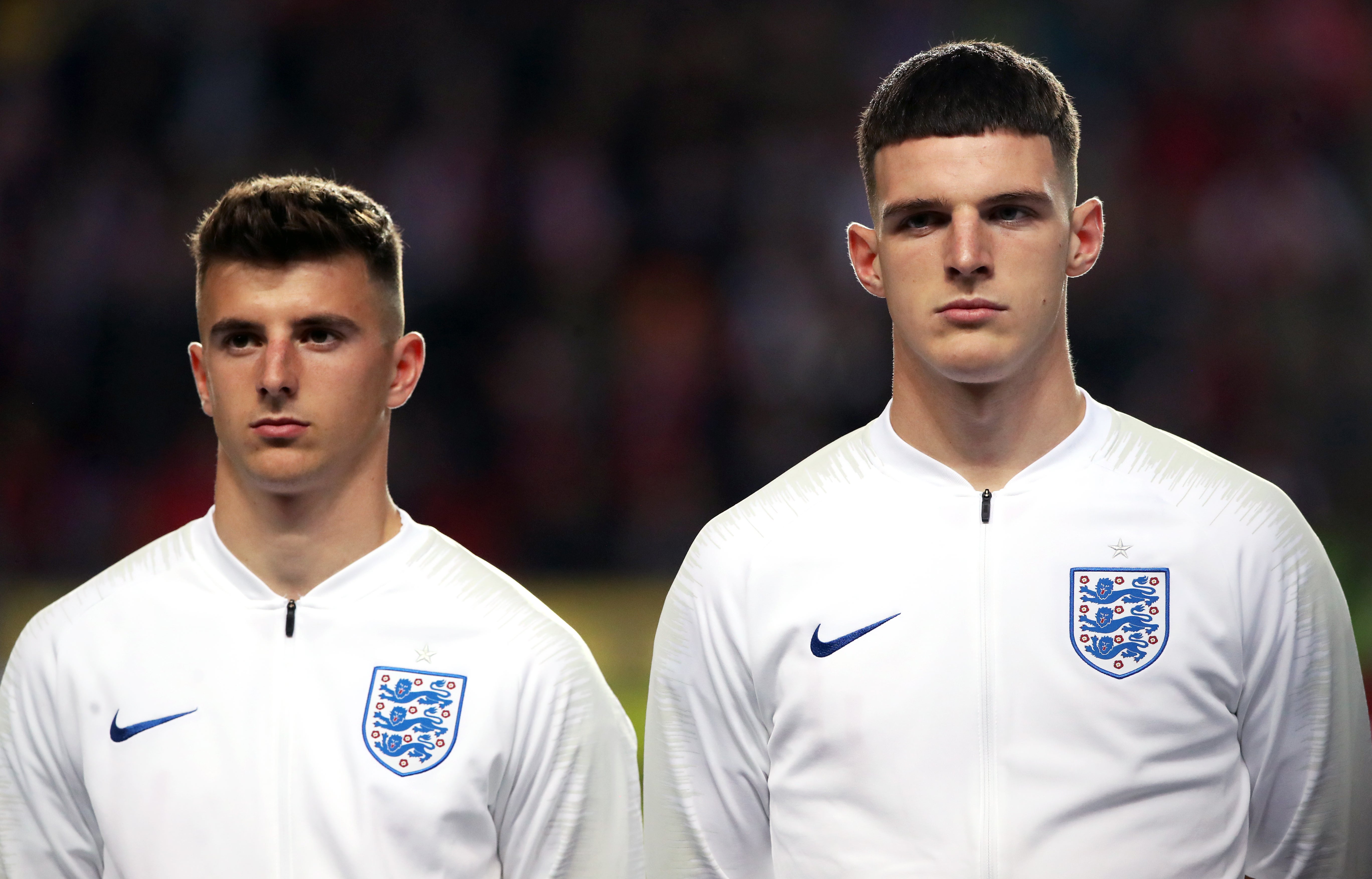 Mason Mount and Declan Rice