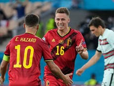 Belgium vs Portugal player ratings: Hazard brothers impress as Red Devils head into Euro 2020 last eight