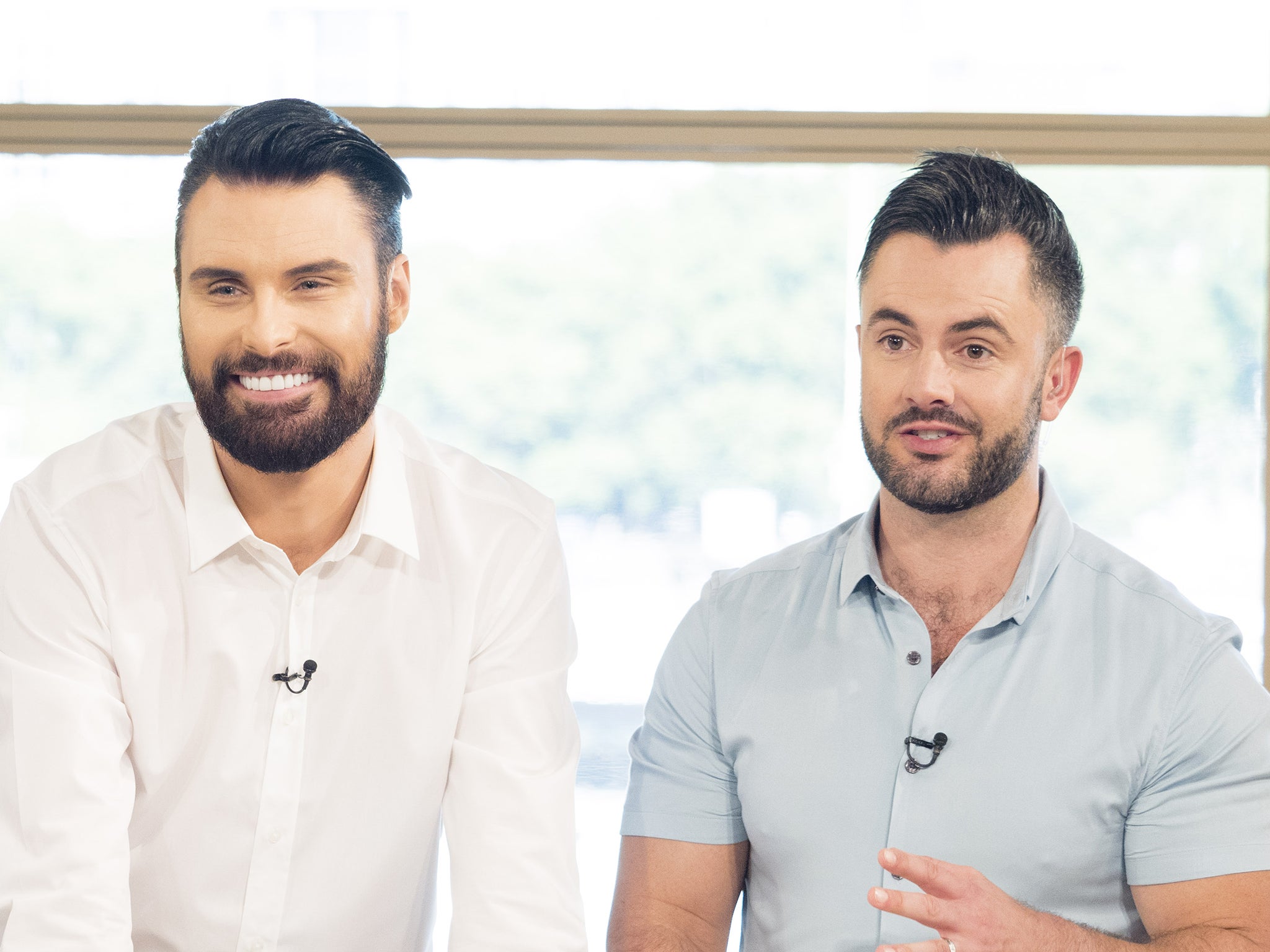 Rylan Clark-Neal and Dan Neal present ‘This Morning’ in 2017