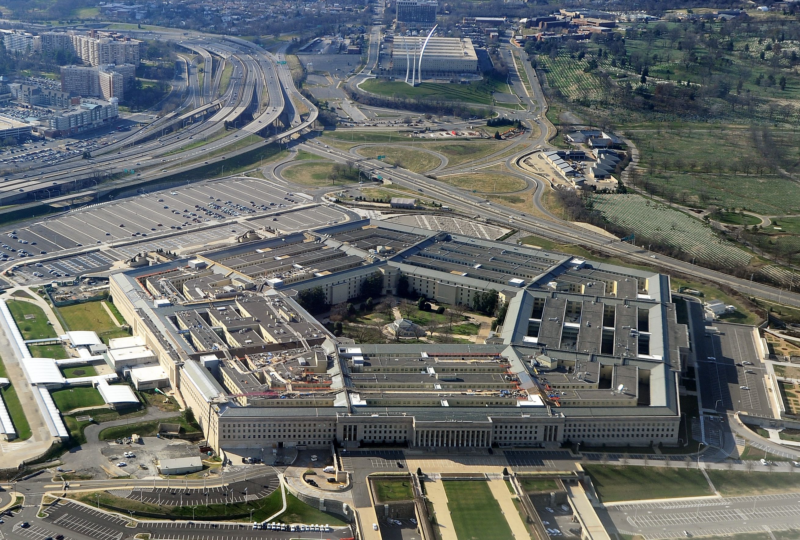 The Pentagon building in Washington DC