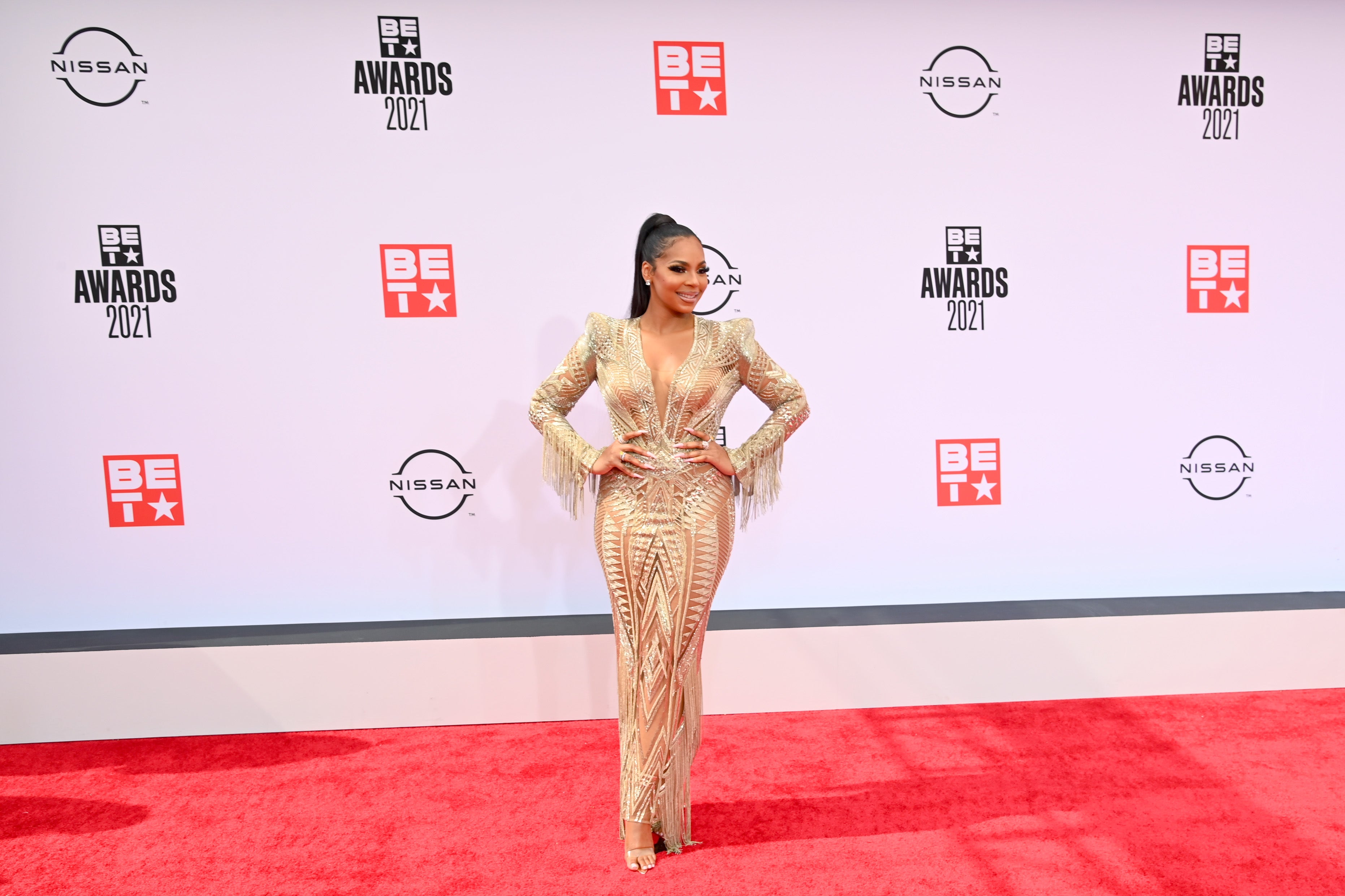 Ashanti in Julien Macdonald