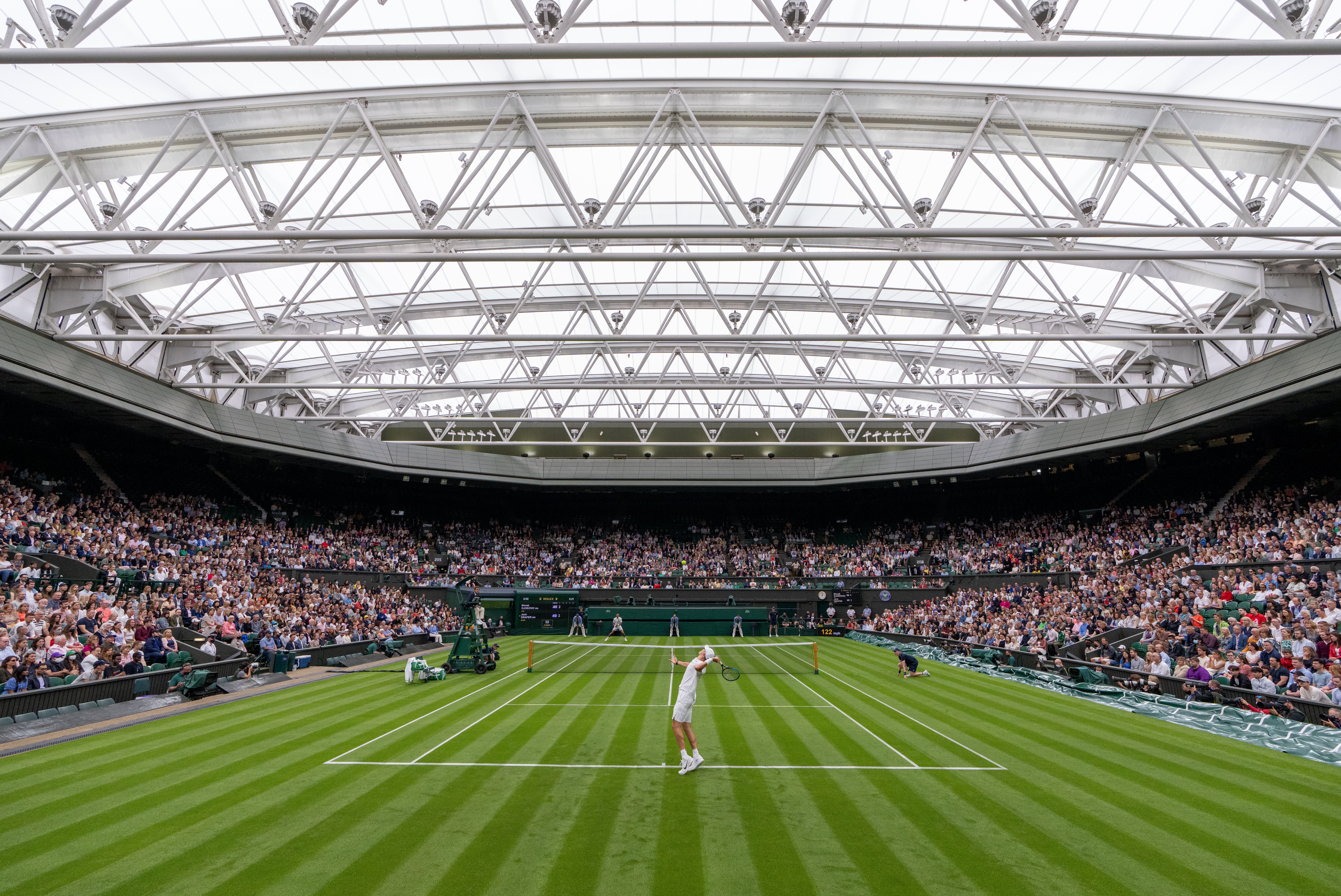 Wimbledon got under way on Monday