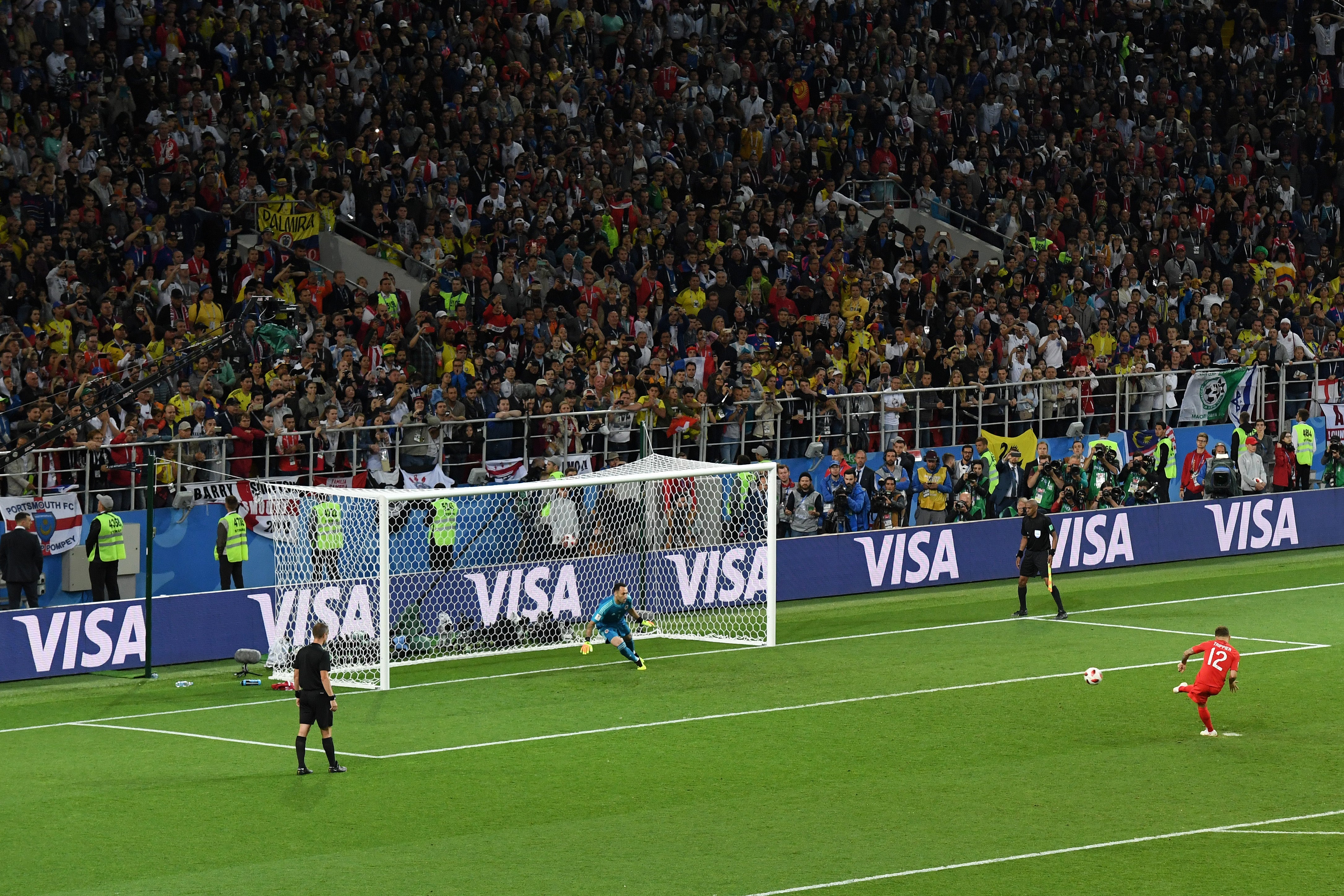 Kieran Trippier scored against Colombia