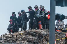 Miami building collapse: Tenth victim found in rubble of collapsed Florida condo building