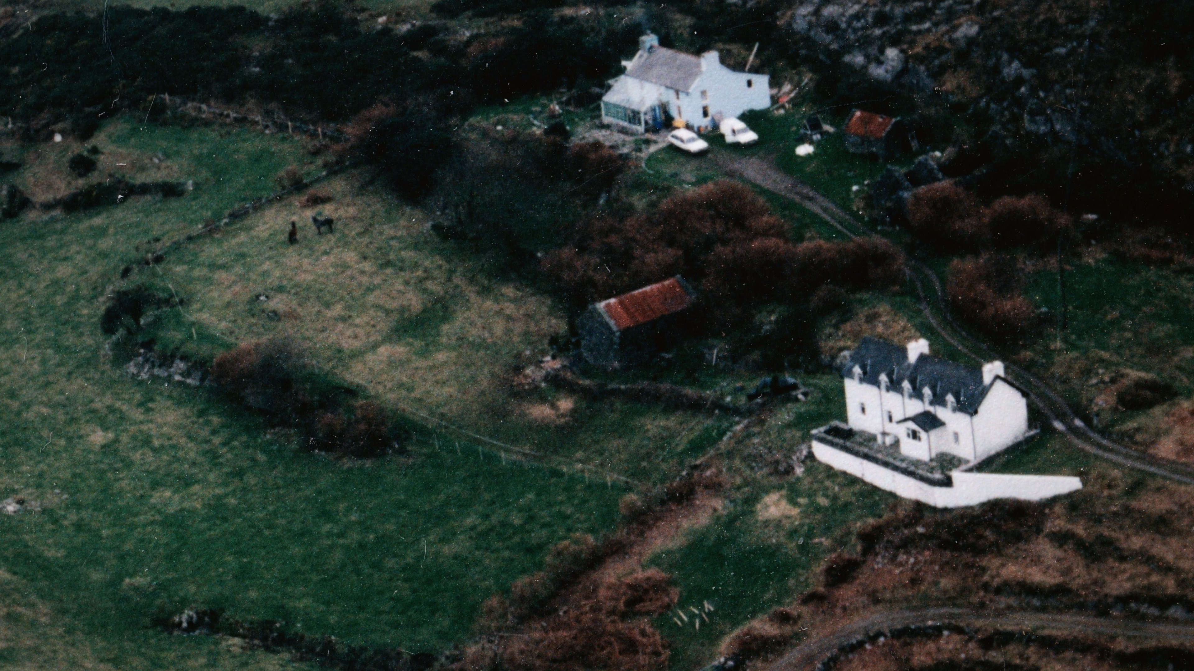 The house on the right is where Sophie was staying the night she died