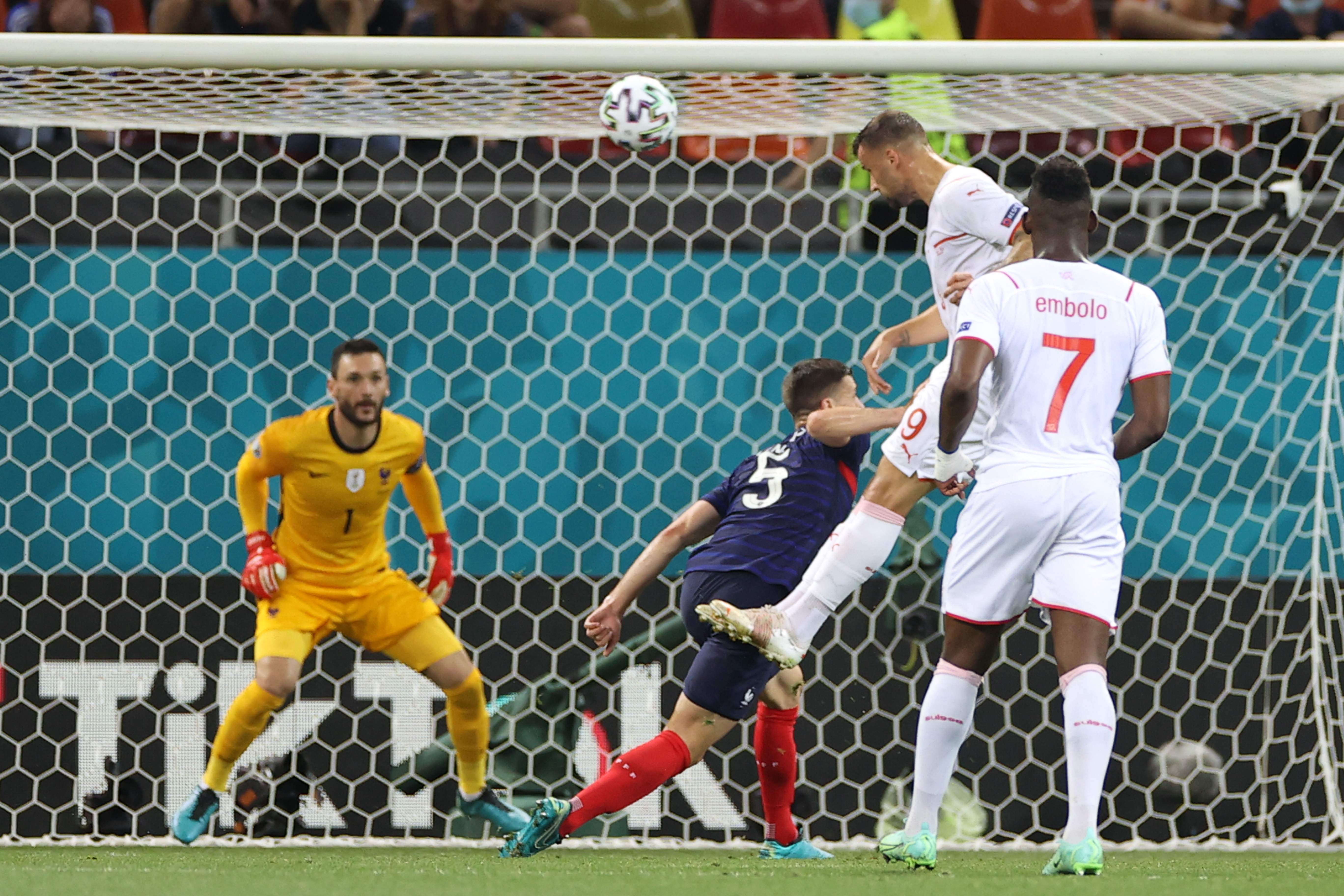 Haris Seferovic scores for Switzerland