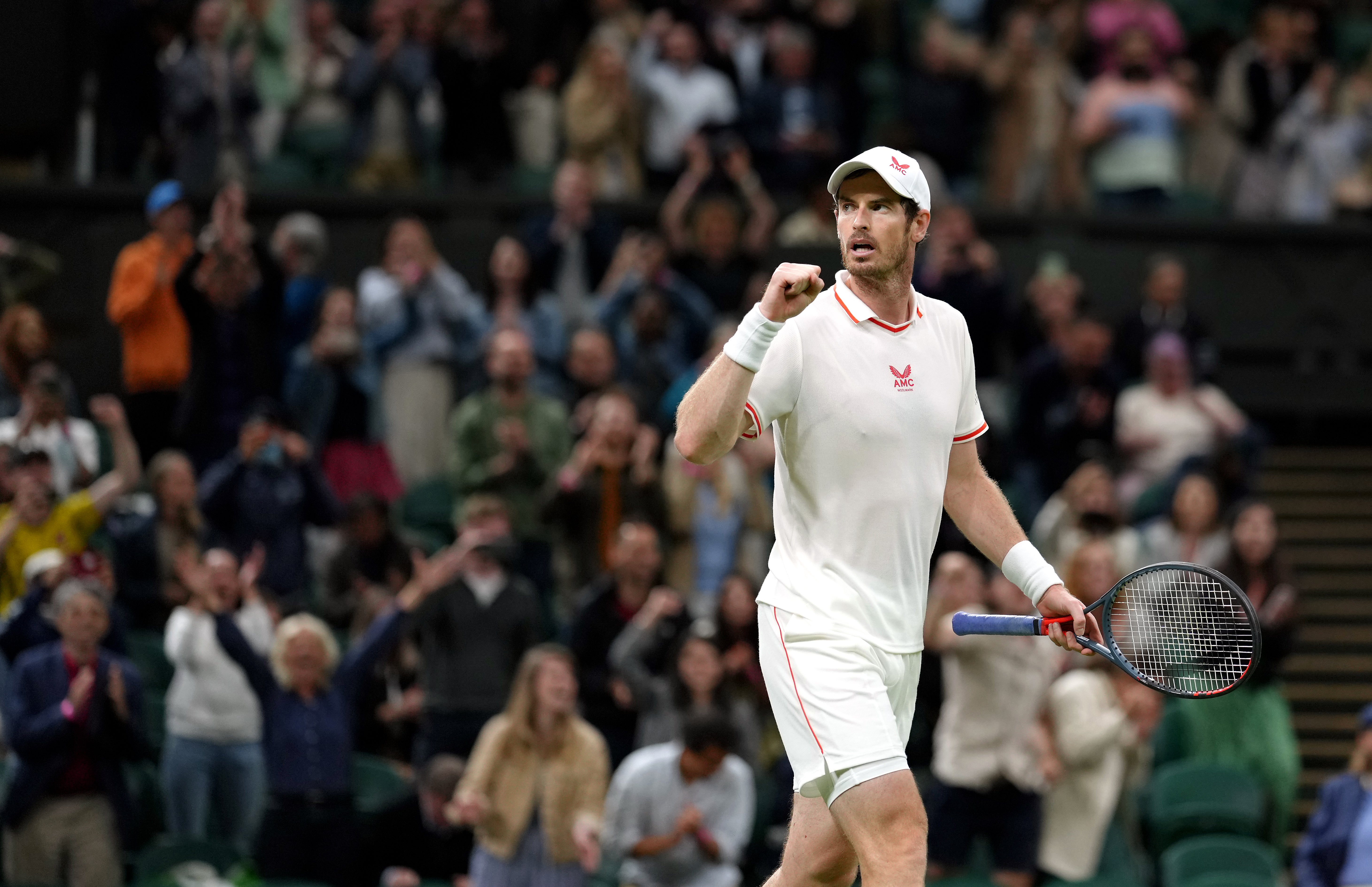 Andy Murray won his first Wimbledon singles match in four years