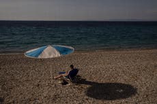 Slow tourism start on Greek island but businesses optimistic