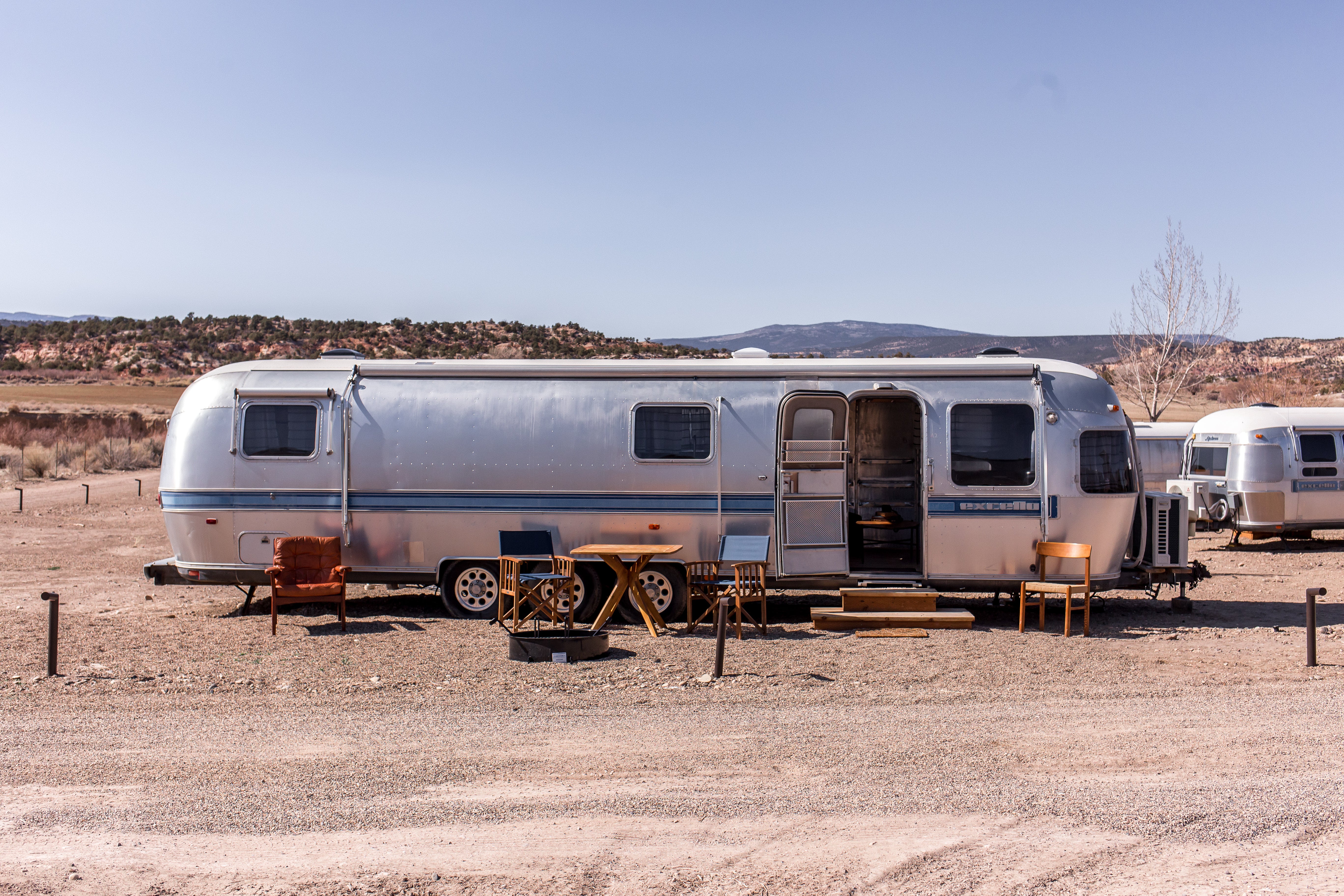 Bed down in a Utah Airstream