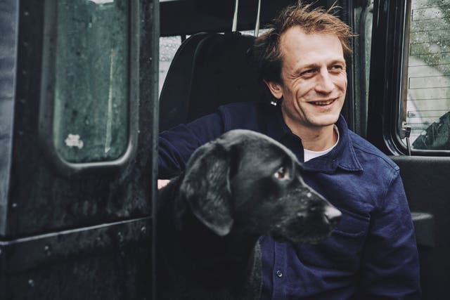 <p>CEO George Bramble (and Tarka the lab) saw a gap in the market</p>