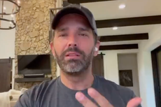 Donald Trump Jr mocked for bizarre video rant at Biden: ‘Don’t hack the McDonald’s on DC’