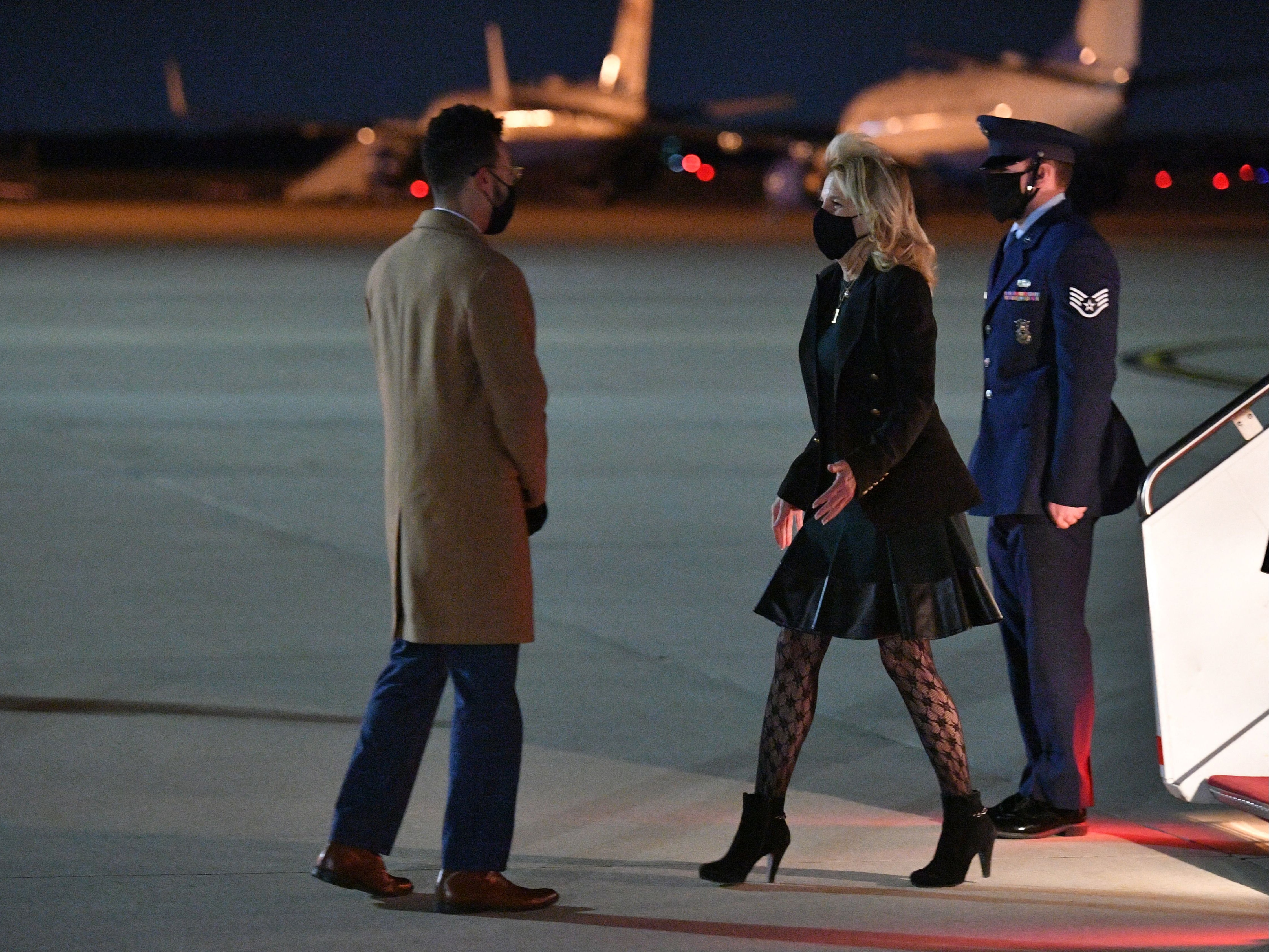 Jill Biden addresses controversy over her ‘fishnet’ stockings