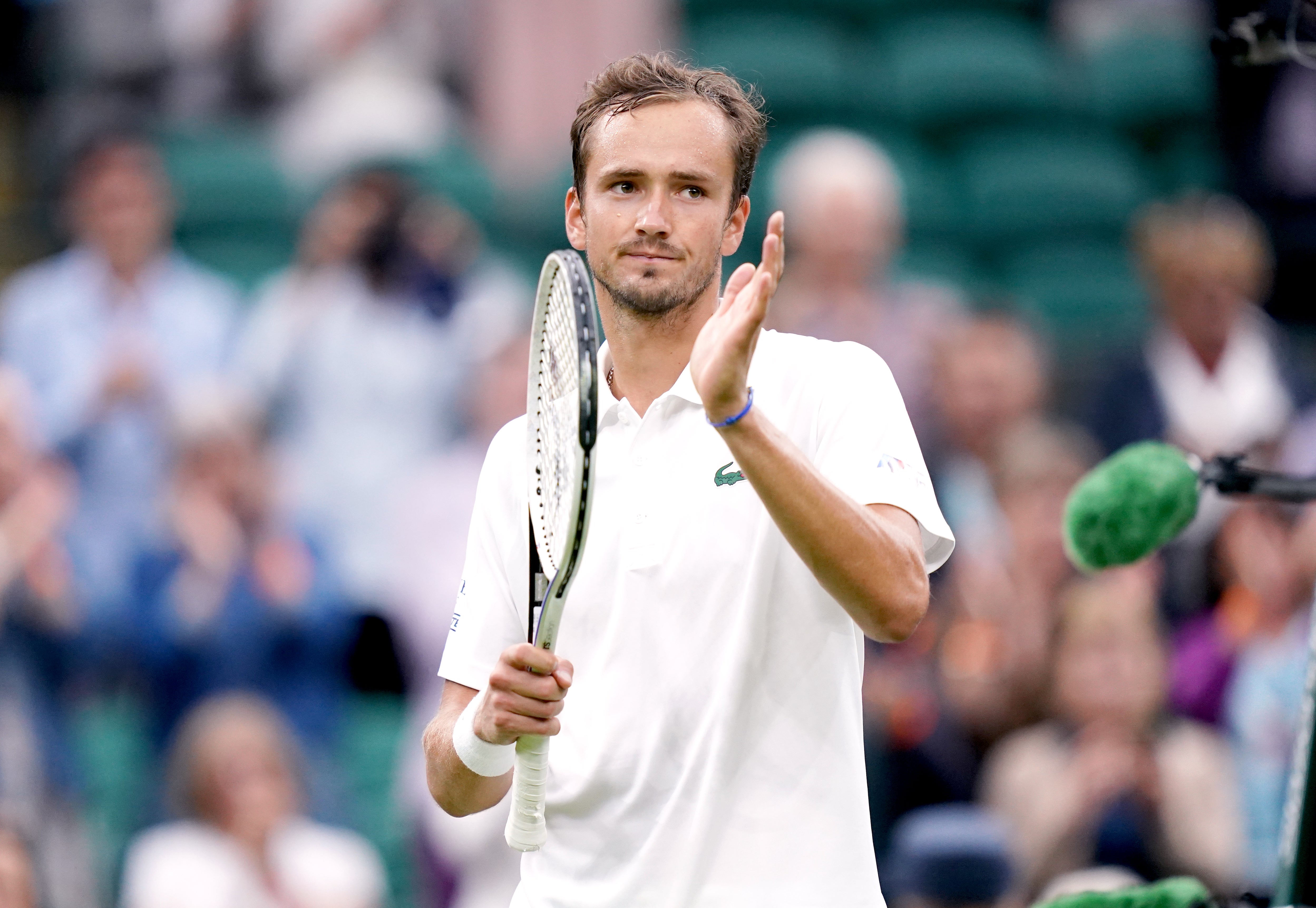 Daniil Medvedev got through in four sets