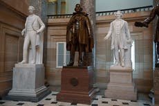 House votes to remove Confederate monuments and bust of judge who supported slavery from US Capitol