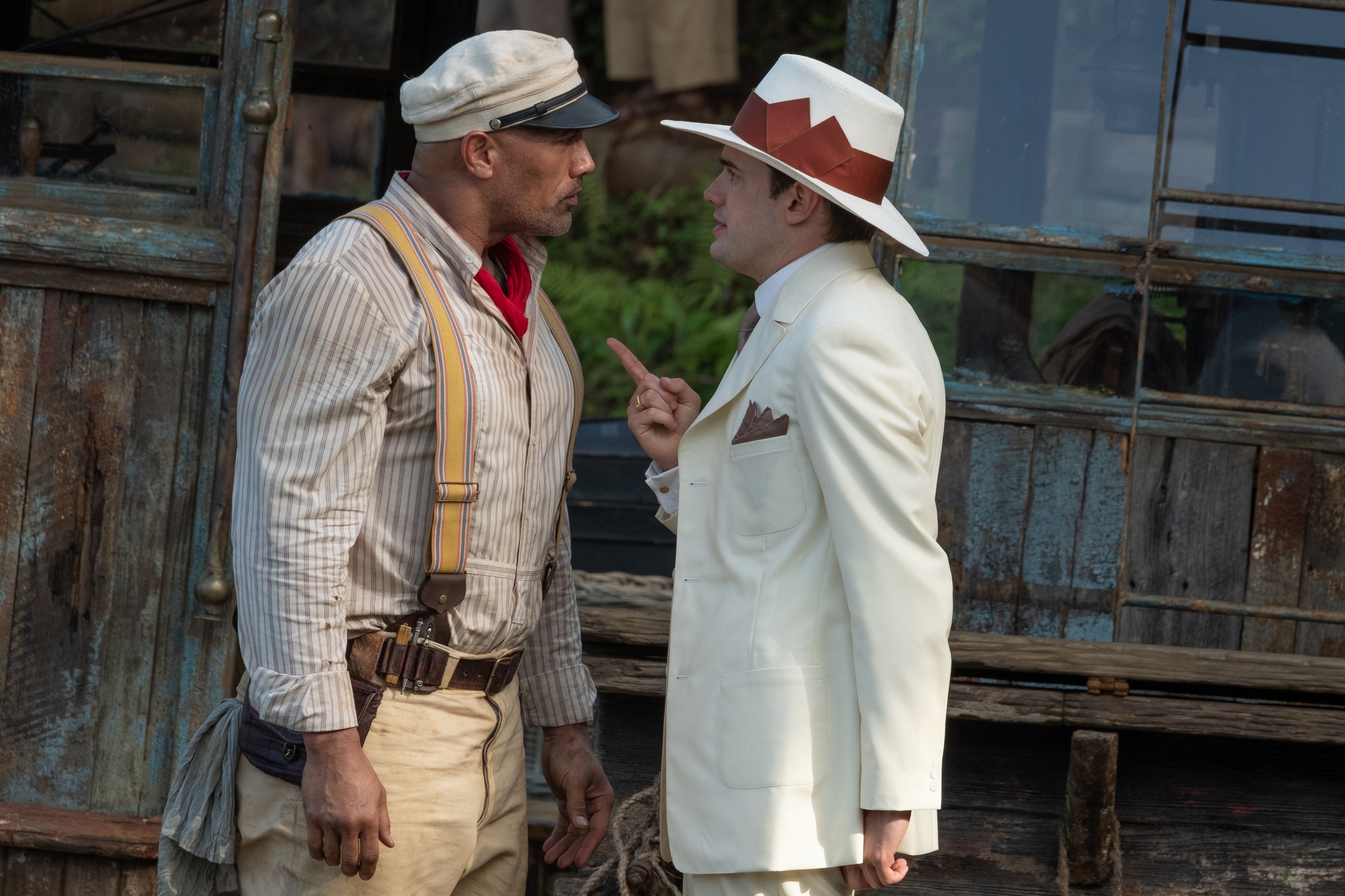 Dwayne Johnson and Jack Whitehall in ‘Jungle Cruise'