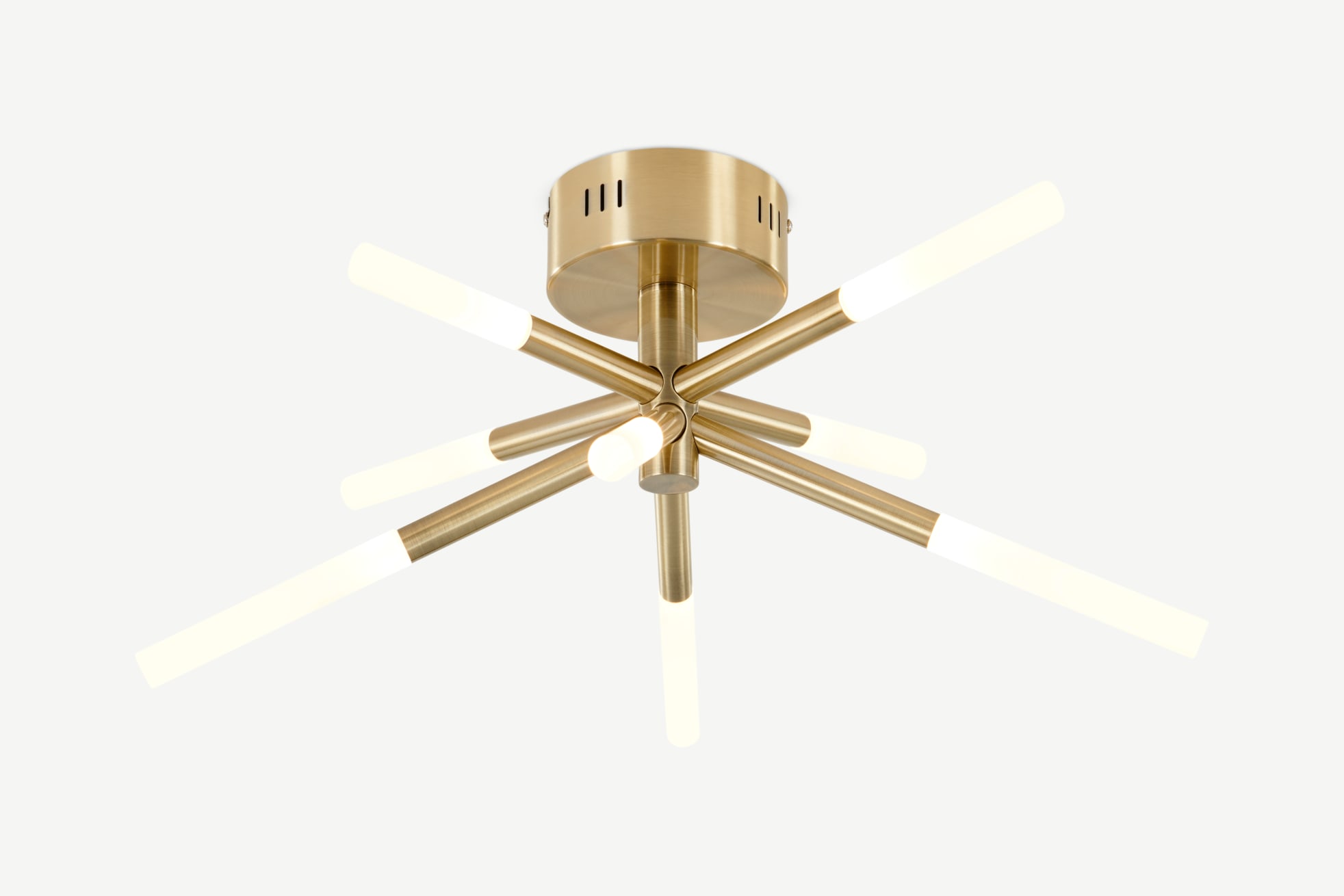 Wanda LED Flush Ceiling Pendant, Antique Brass, £109 at Made.com