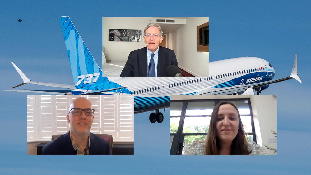 Simon Calder, Tim White and Cathy Adams during The Independent’s travel event