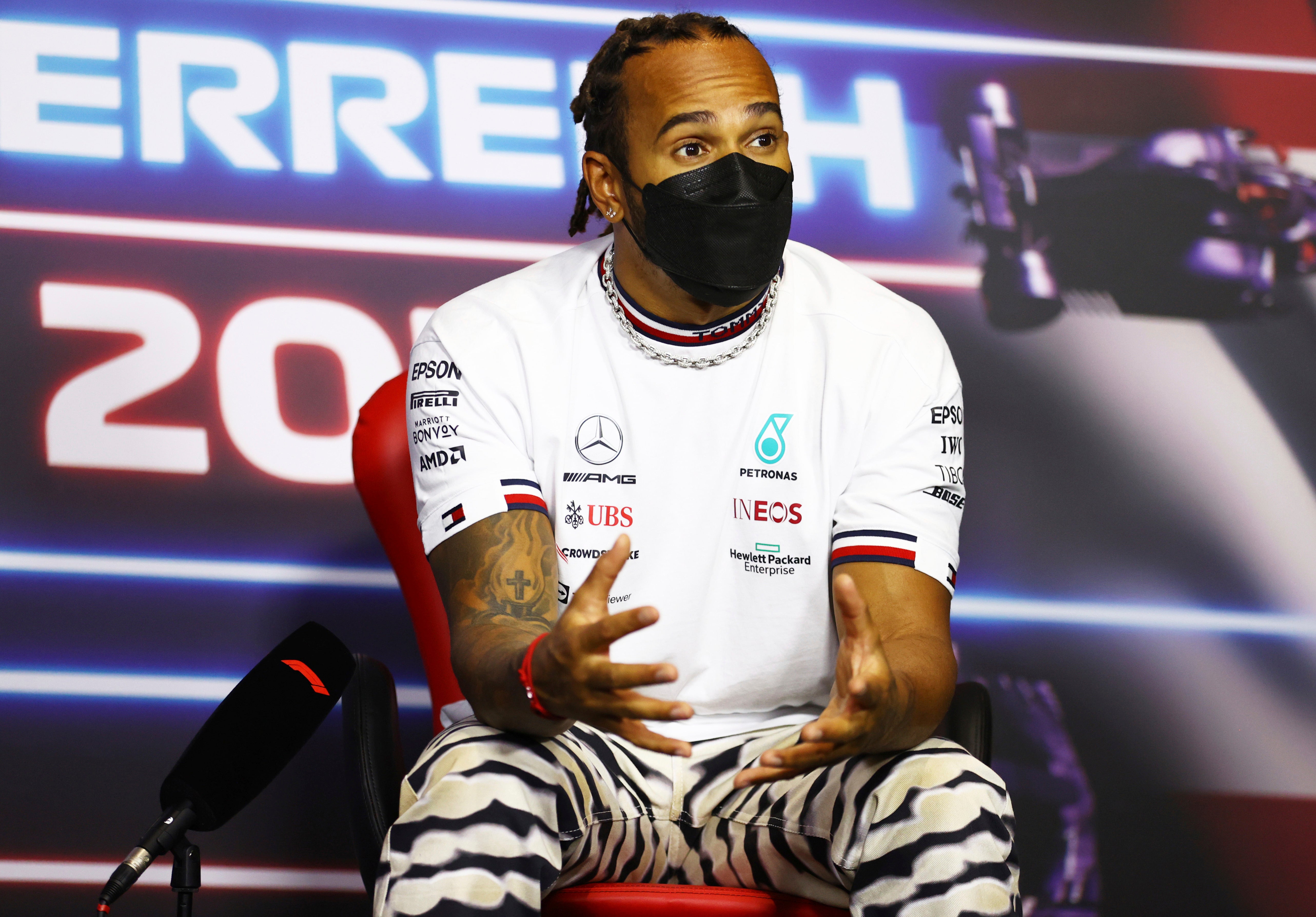 Lewis Hamilton is not worrying about Max Verstappen's title lead