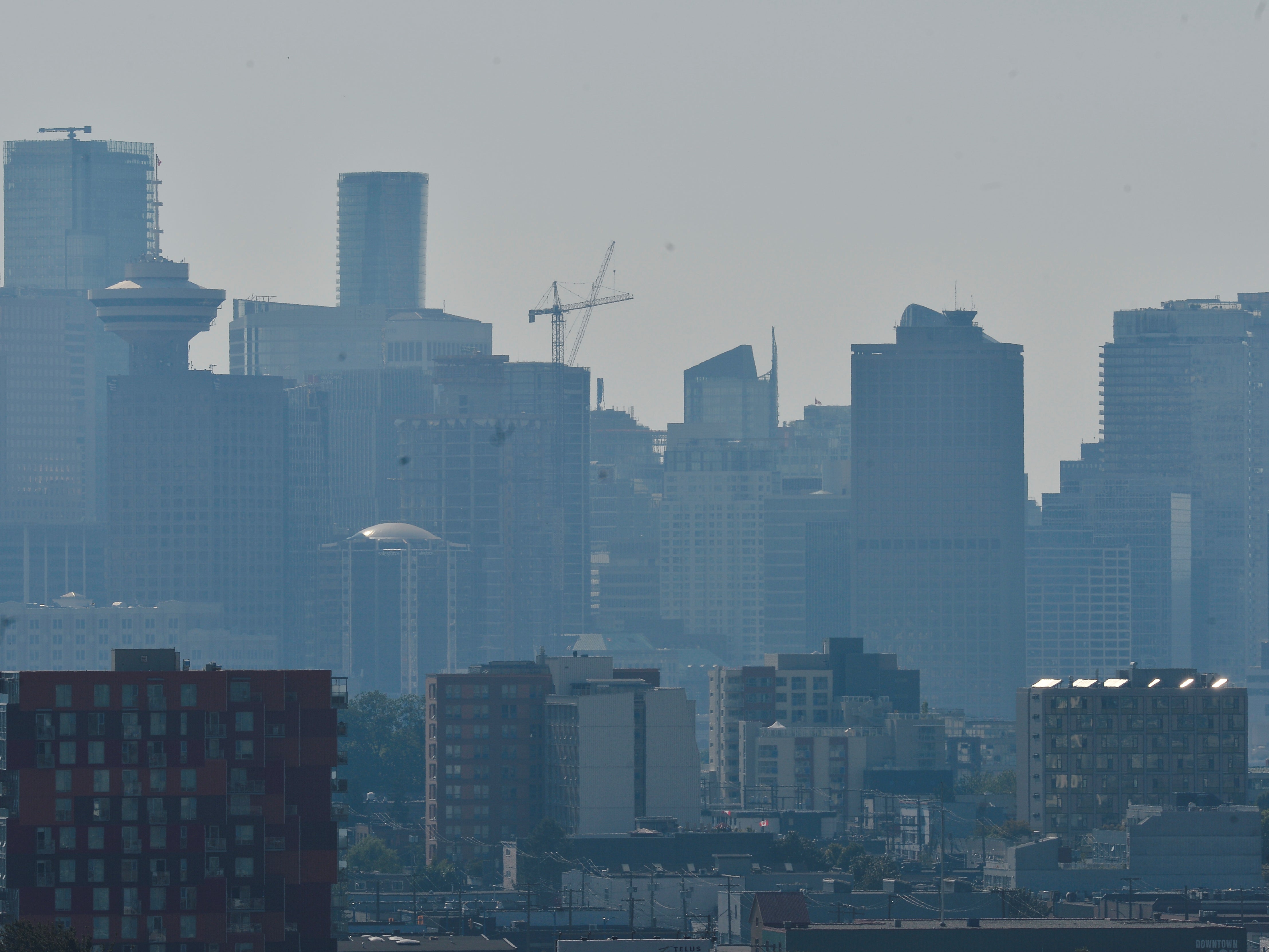 An Air Quality Advisory alert was issued in Vancouver