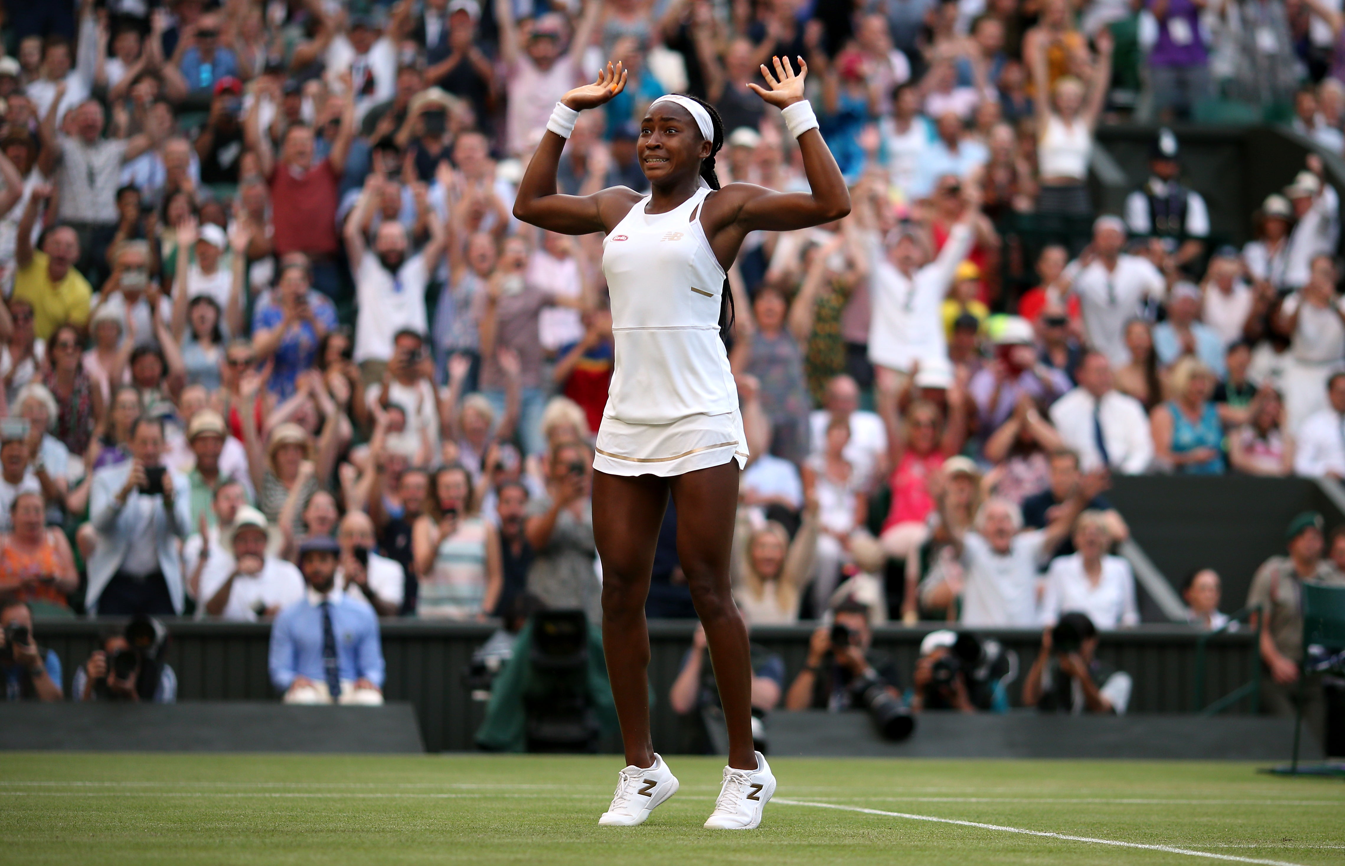 Gauff became the story of the 2019 Championships when she made it to the fourth round as a 15-year-old