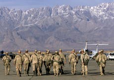 US and Nato forces leave Bagram base in historic handover after 20 years of war in Afghanistan