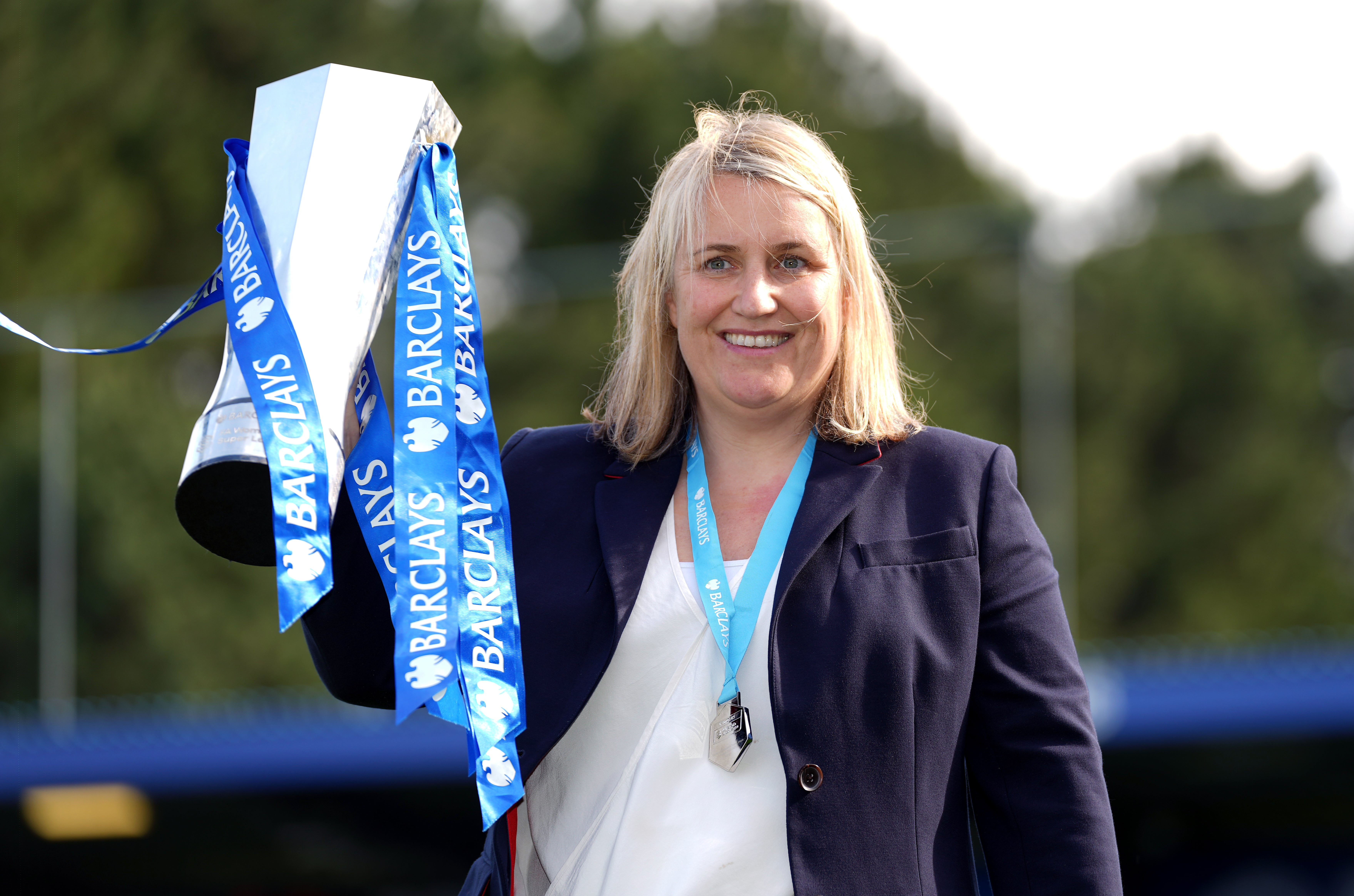 Emma Hayes guided Chelsea to a fourth Women's Super League title last season (John Walton/PA).