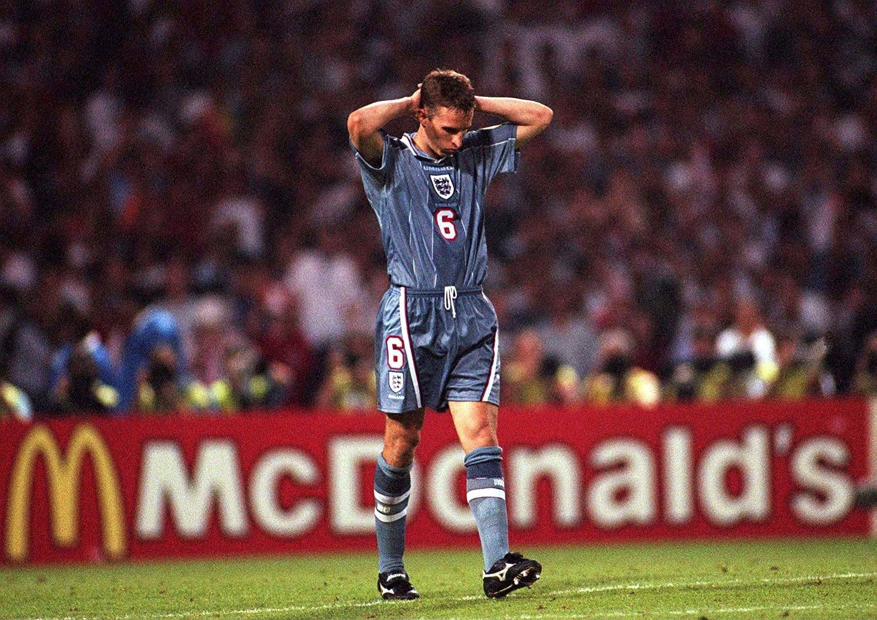 Gareth Southgate at Euro 1996