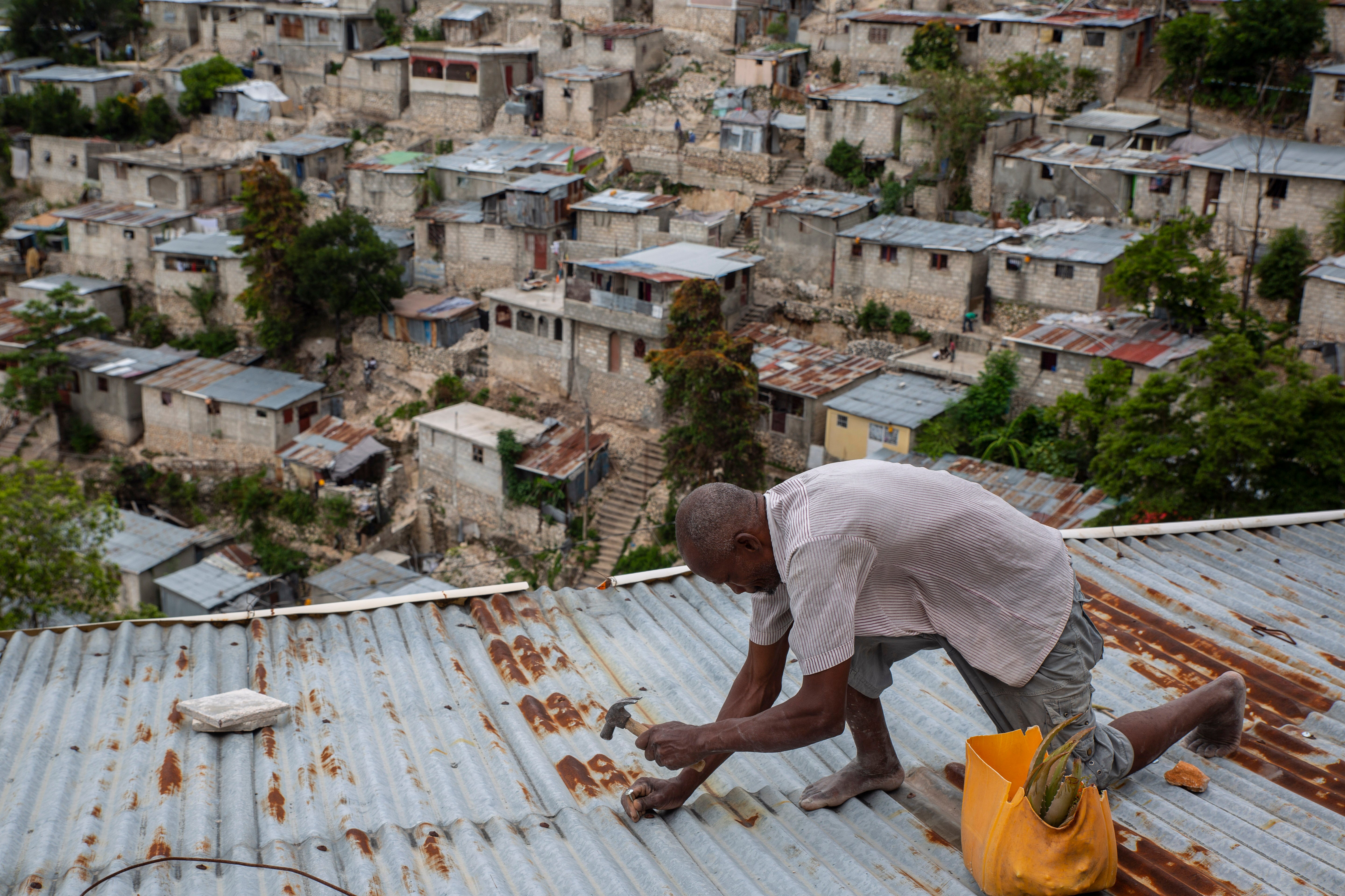 APTOPIX Haiti Tropical Weather Elsa