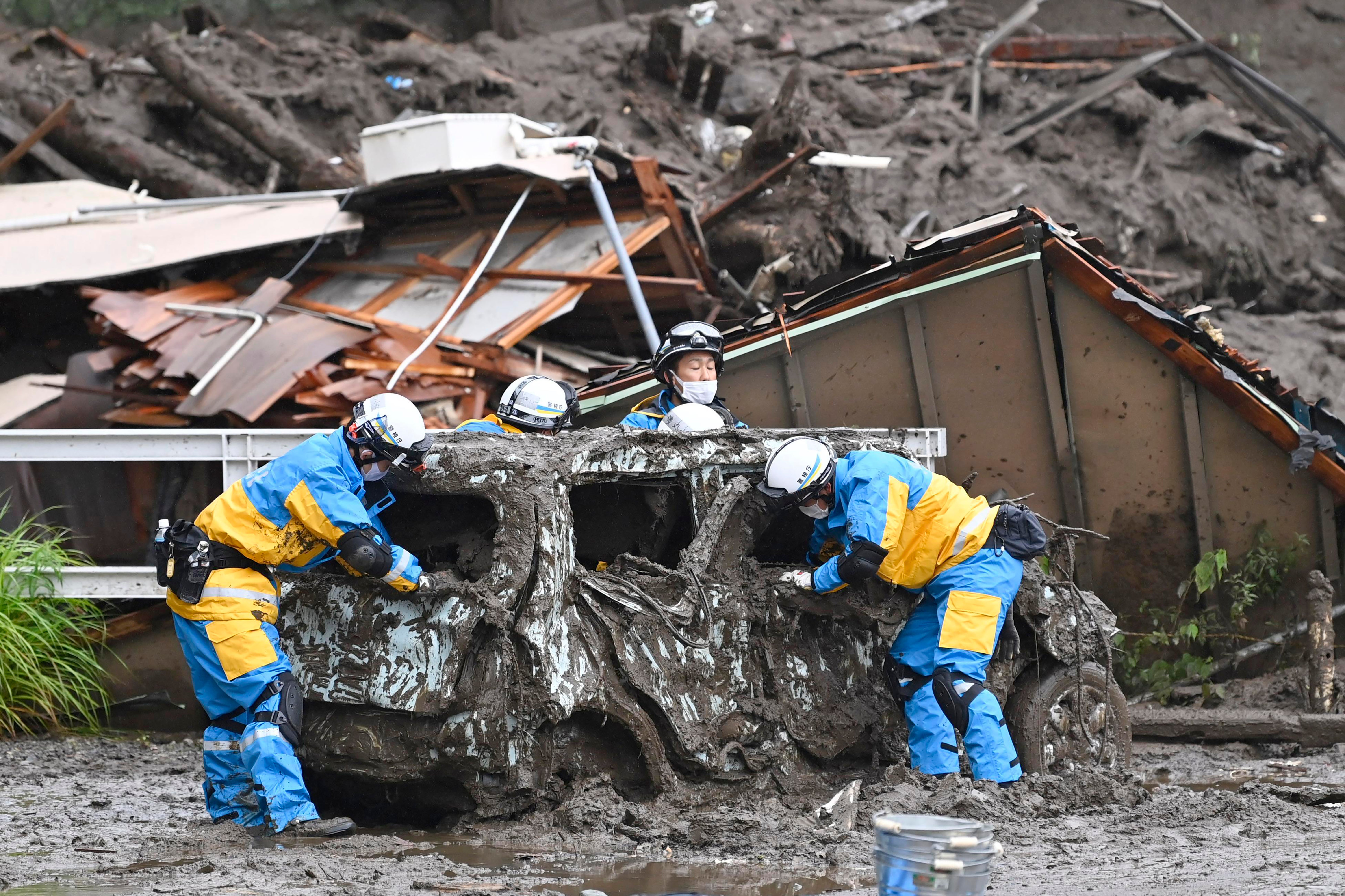 APTOPIX Japan Mudslide