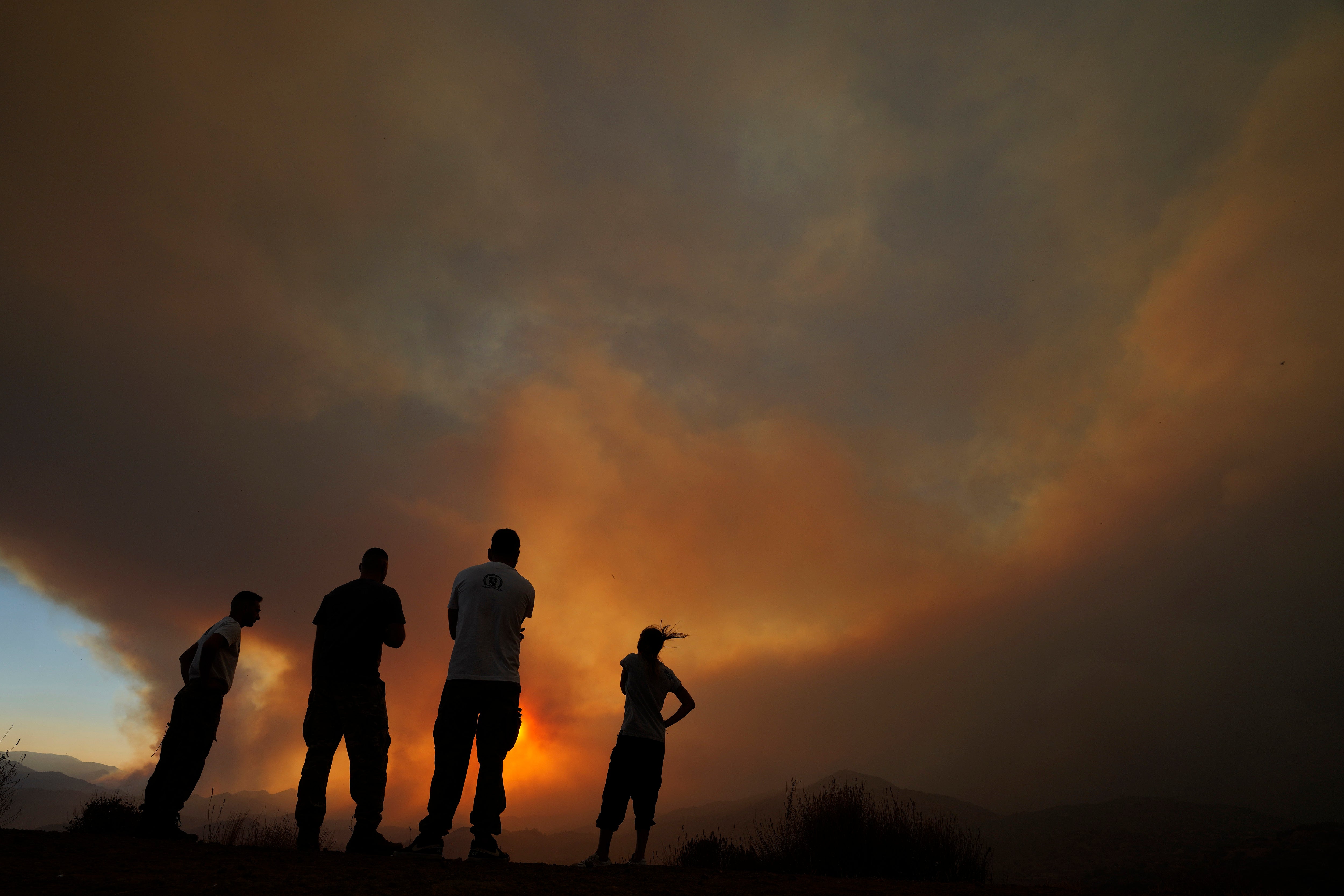 APTOPIX Cyprus Forest Fire