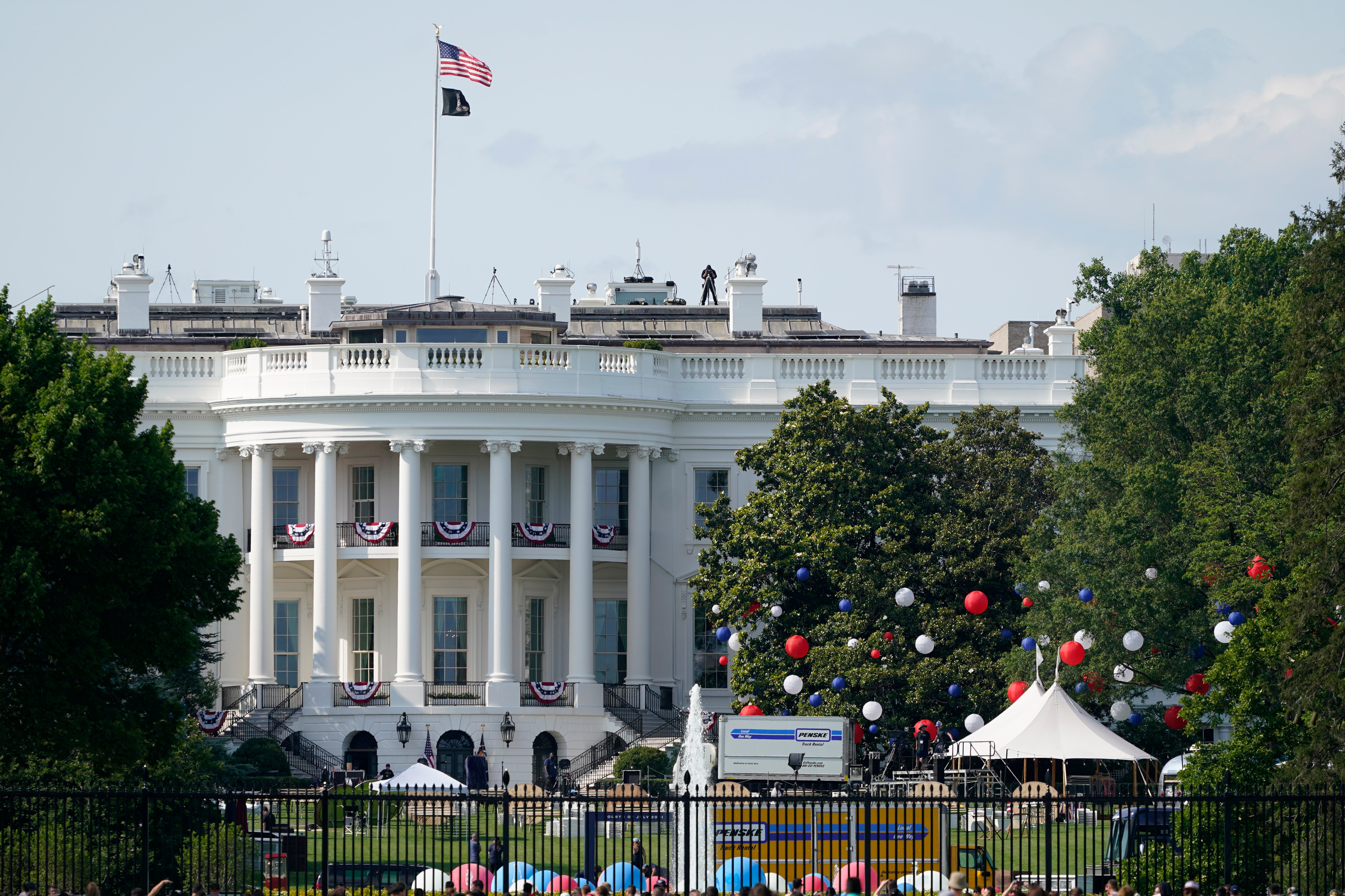 Virus Outbreak Biden July 4