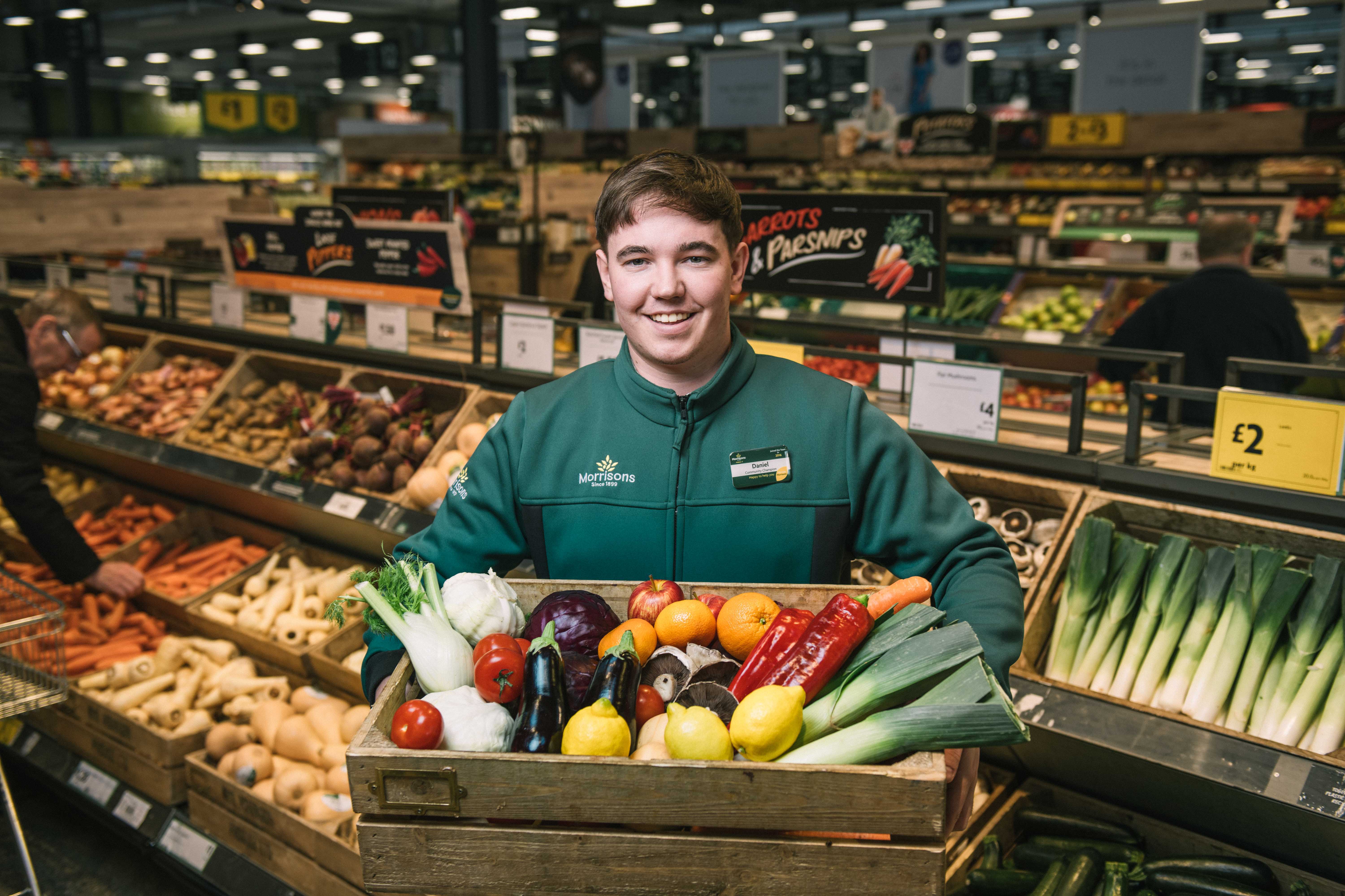 a Morrisons worker