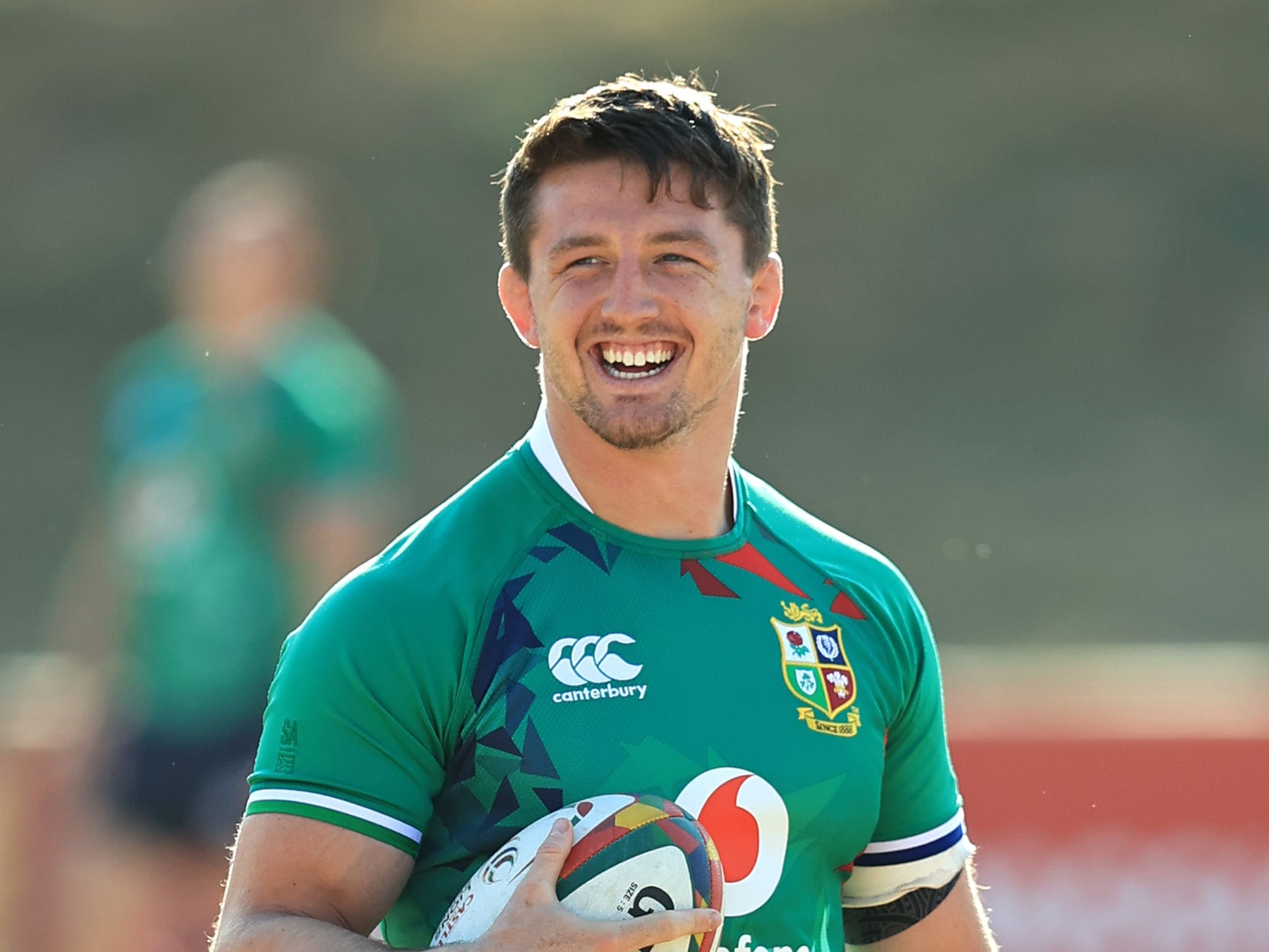 Tom Curry during Lions training