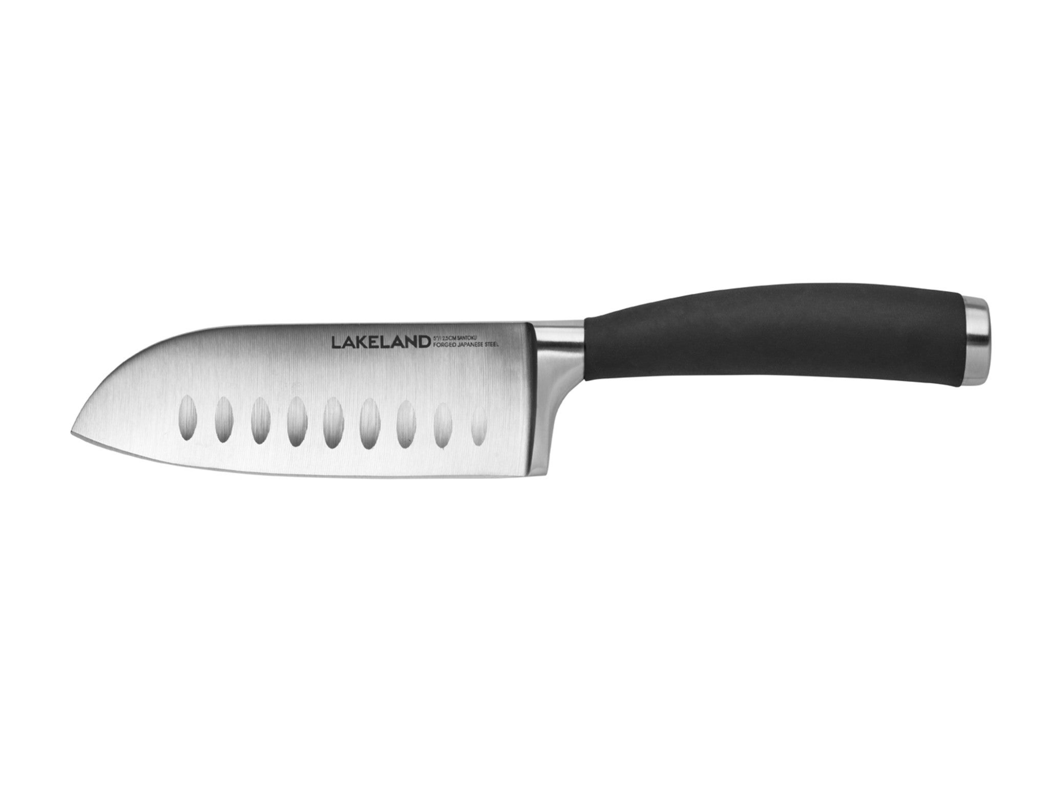 Lakeland select-grip Japanese steel santoku knife indybest