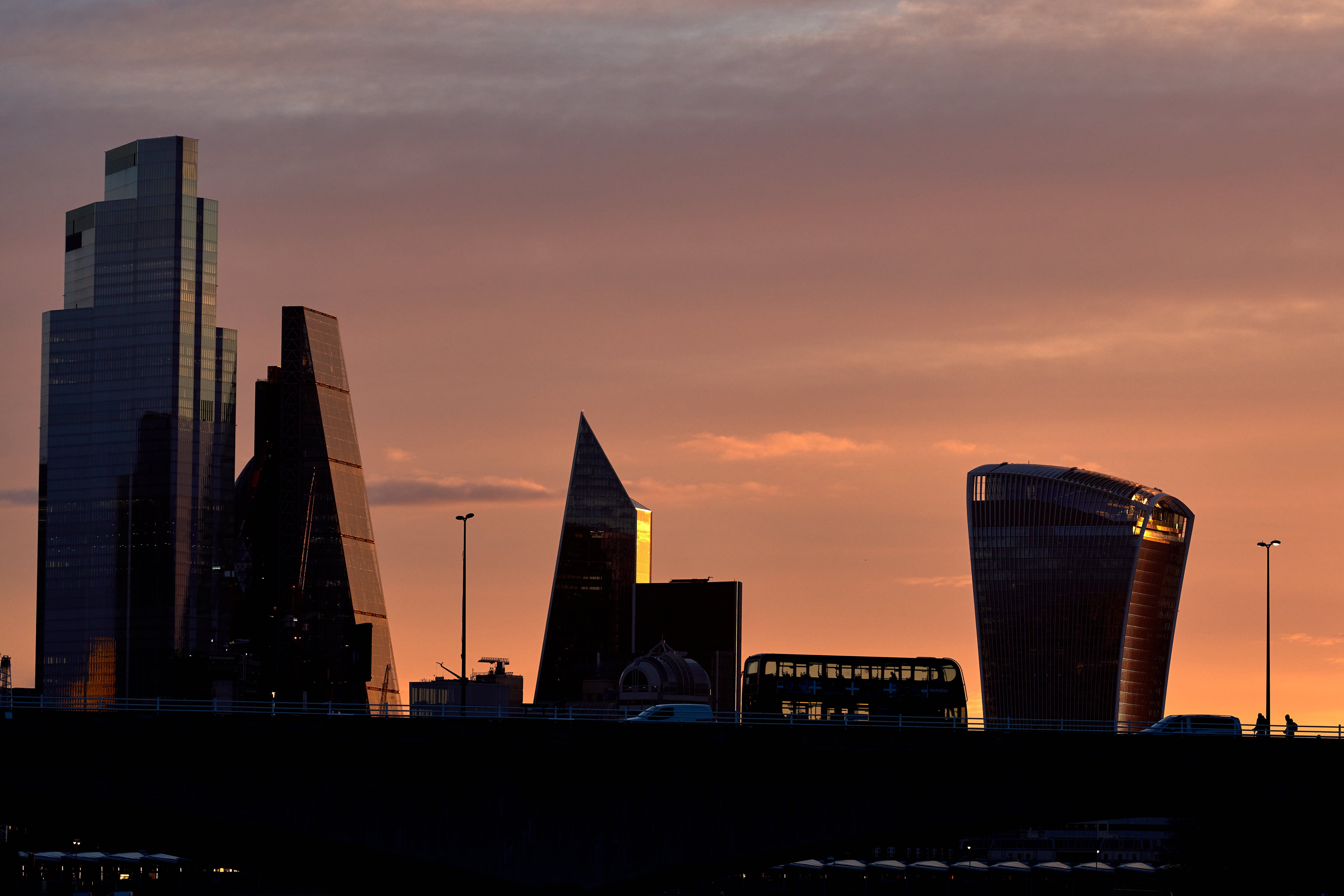 City of London skyline