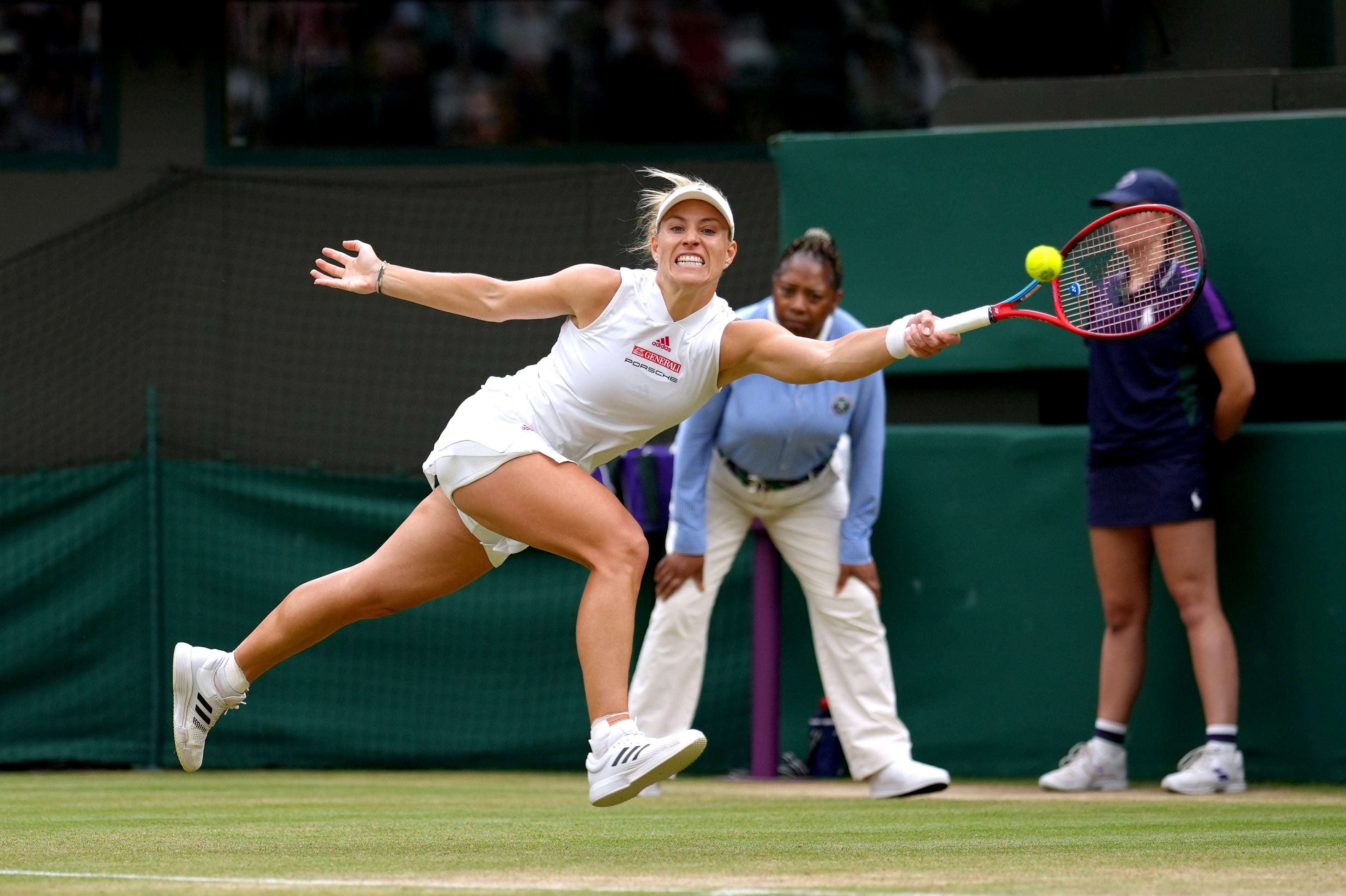 Angelique Kerber in action