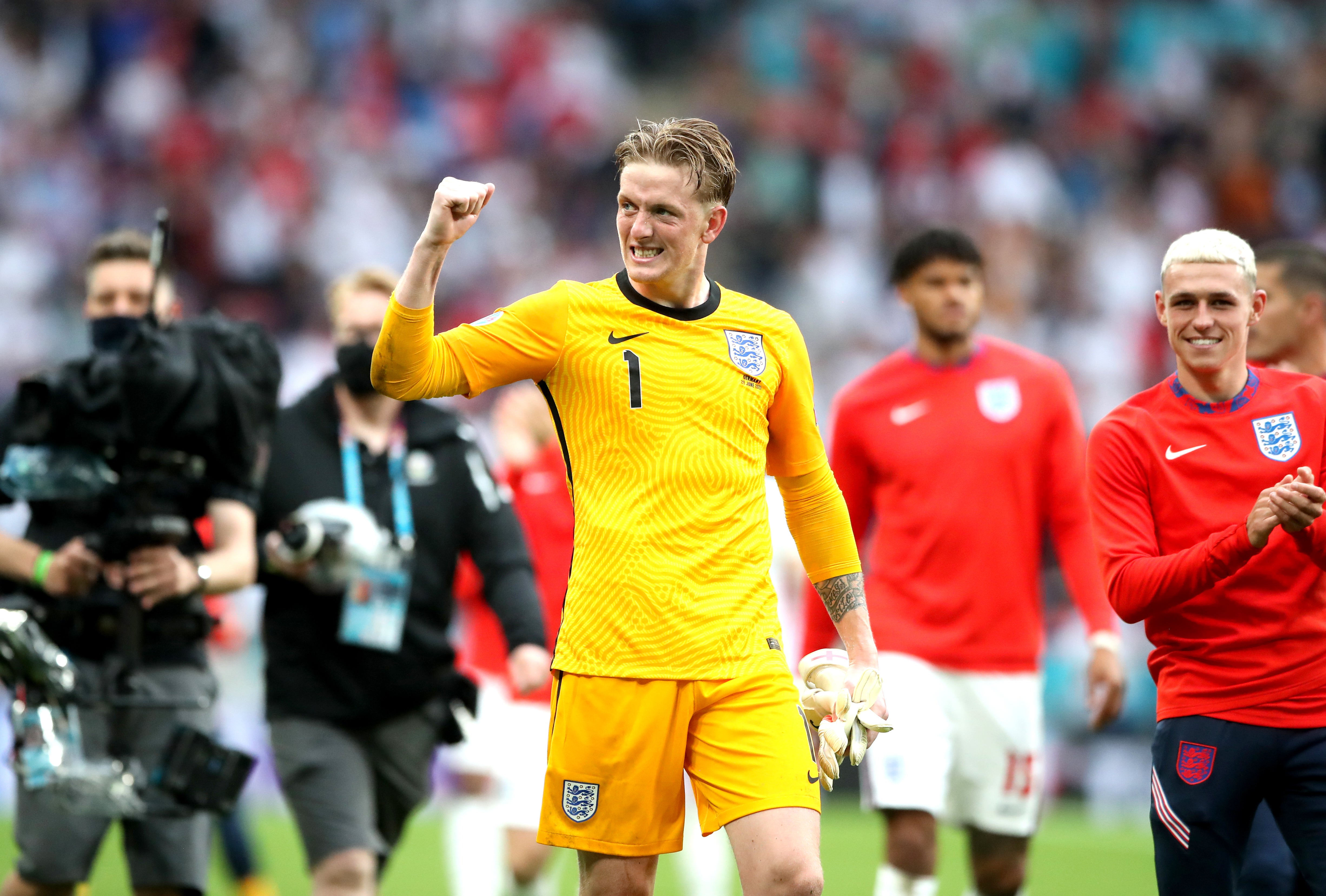 Jordan Pickford has kept five clean sheets from five games during the tournament.