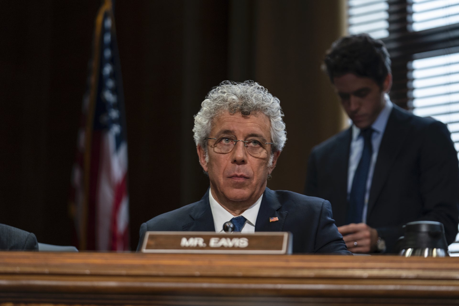 Eric Bogosian as Democratic Senator Gil Eavis in ‘Succession'