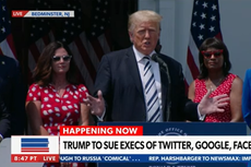 CNN and MSNBC ignore Trump press conference on big tech lawsuit while Fox News cuts away