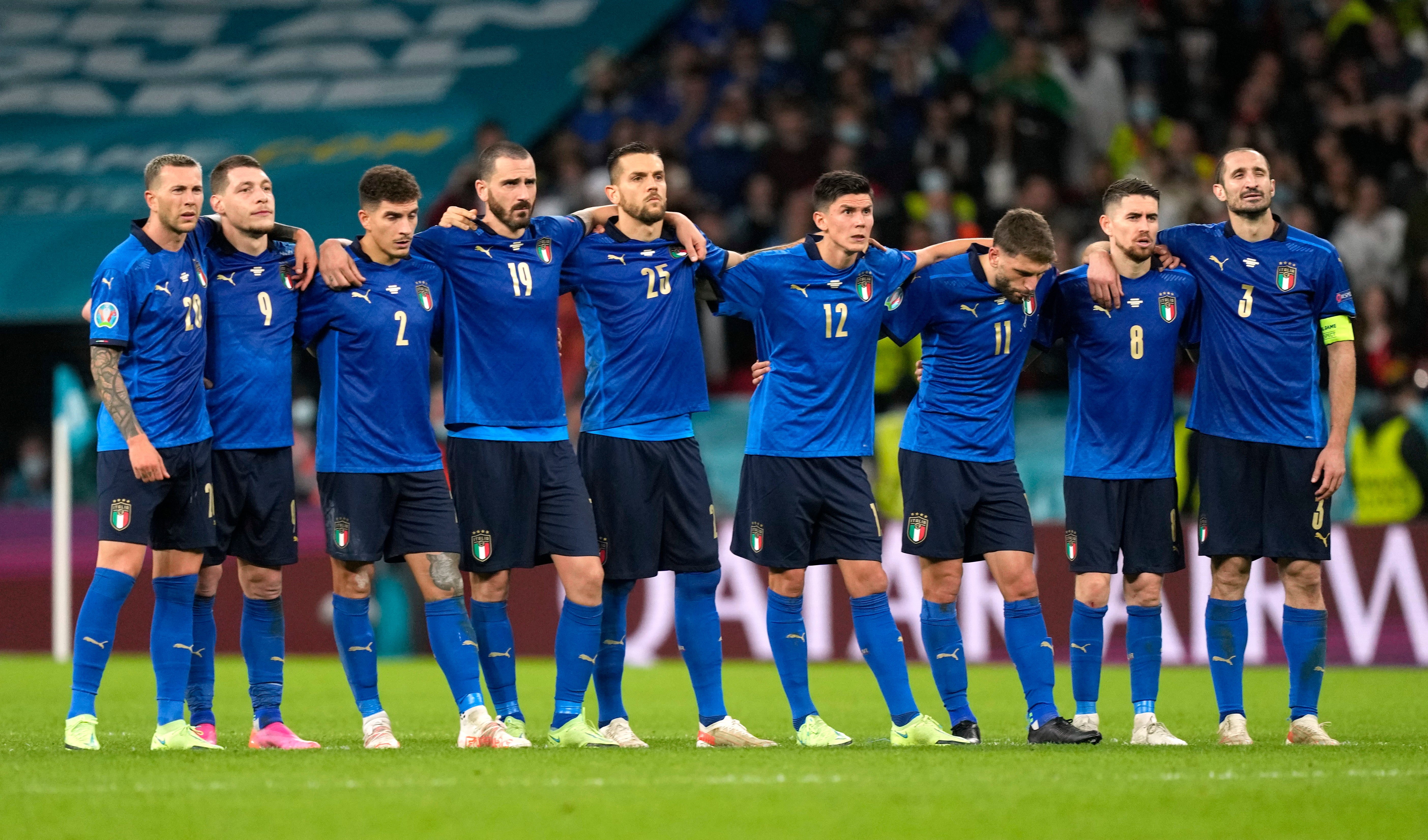 Lion tamers? The Italian football team