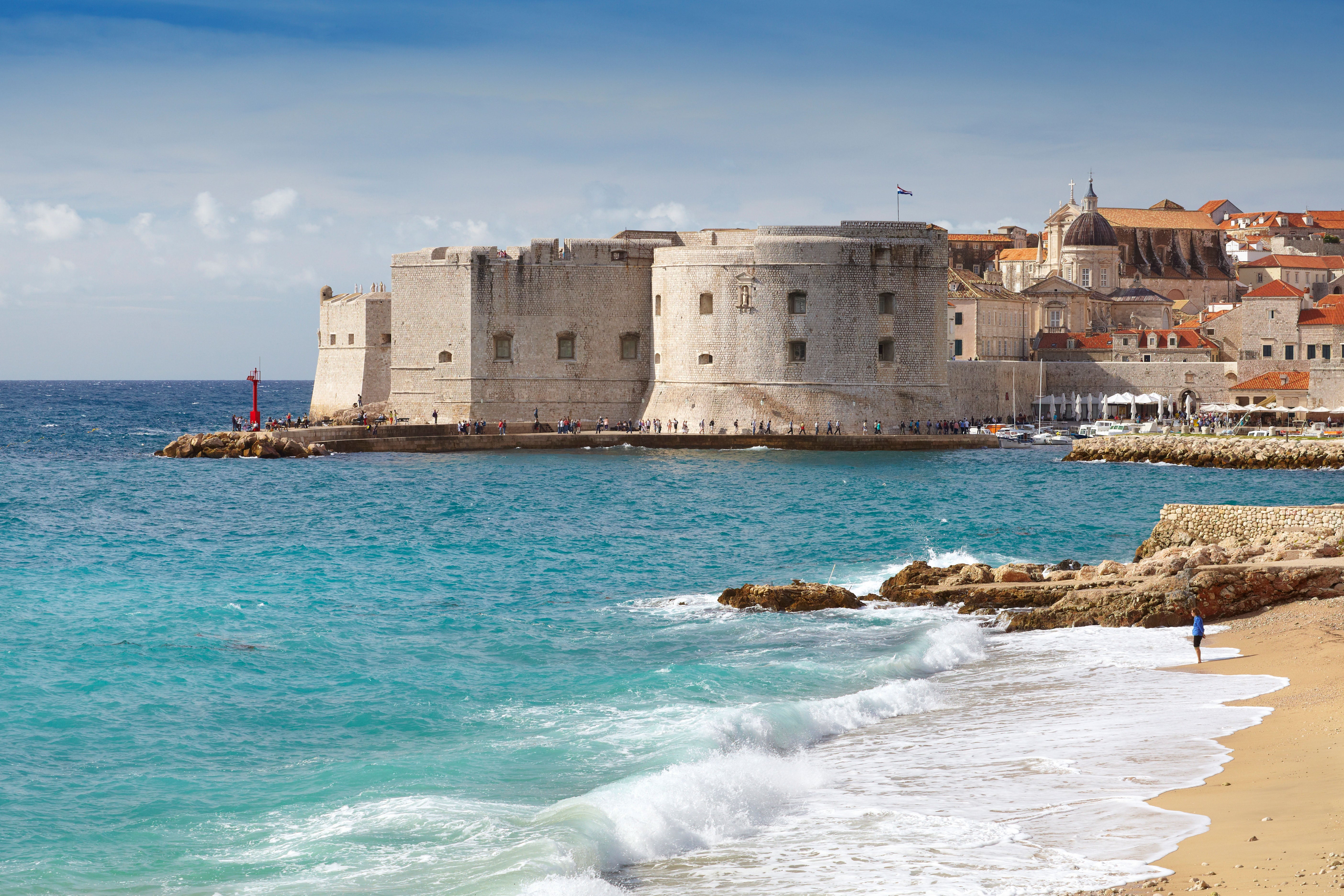 Dubrovnik, Croatia, where vaccinated tourists have no need to test beforehand