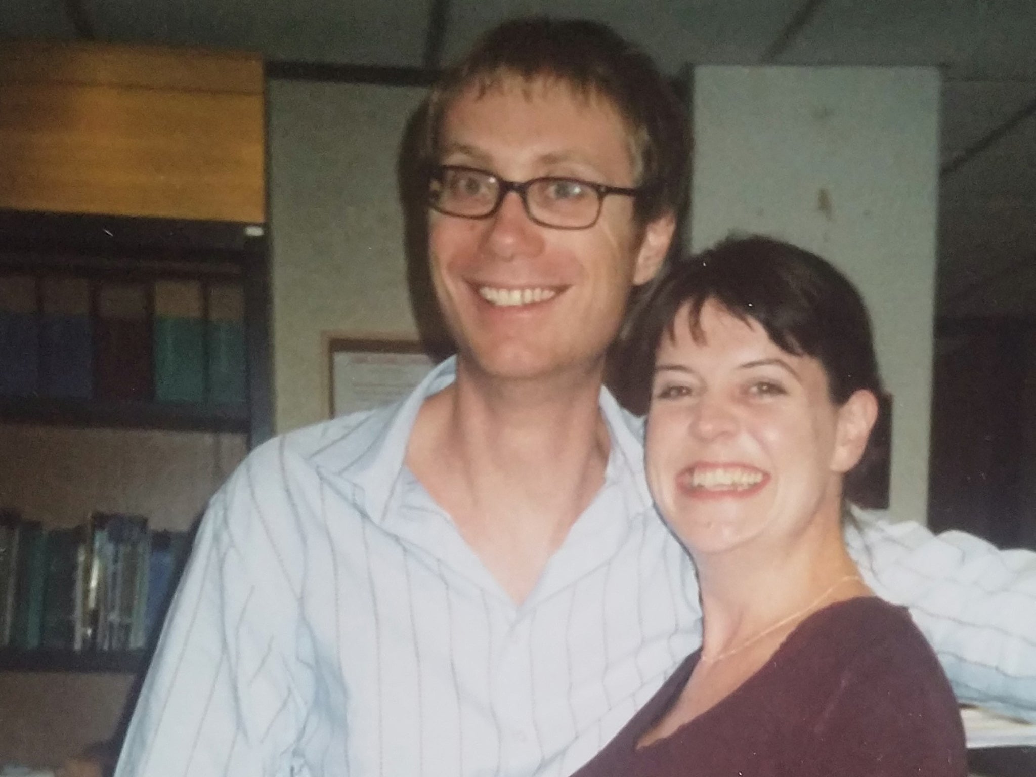 Rachel Isaac with series co-creator Stephen Merchant