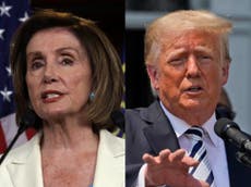 Nancy Pelosi calls out Donald Trump as a ‘twice-impeached Florida retiree’ in official capacity as speaker