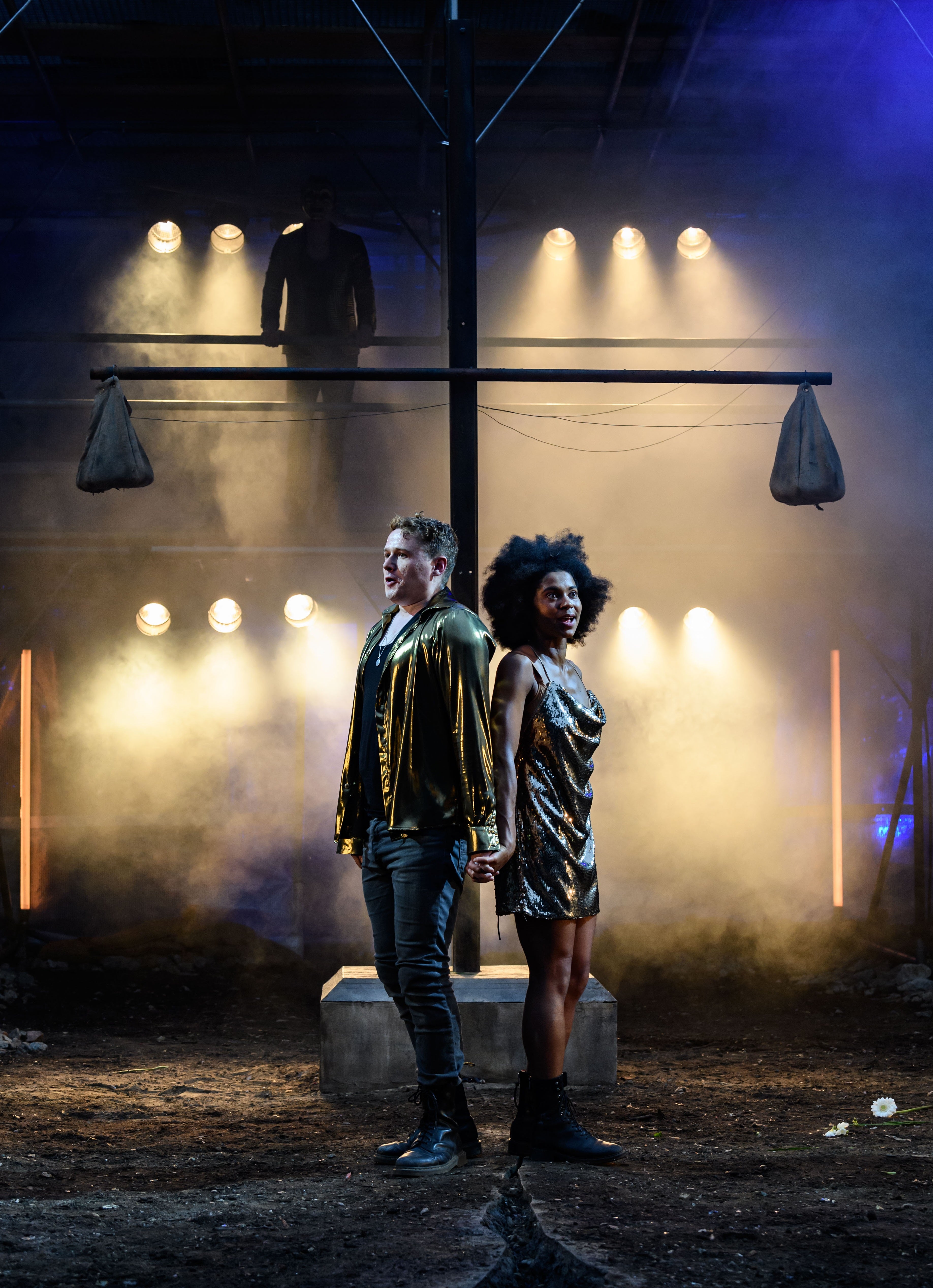 Joel MacCormack and Isabel Adomakoh Young play the star-crossed lovers