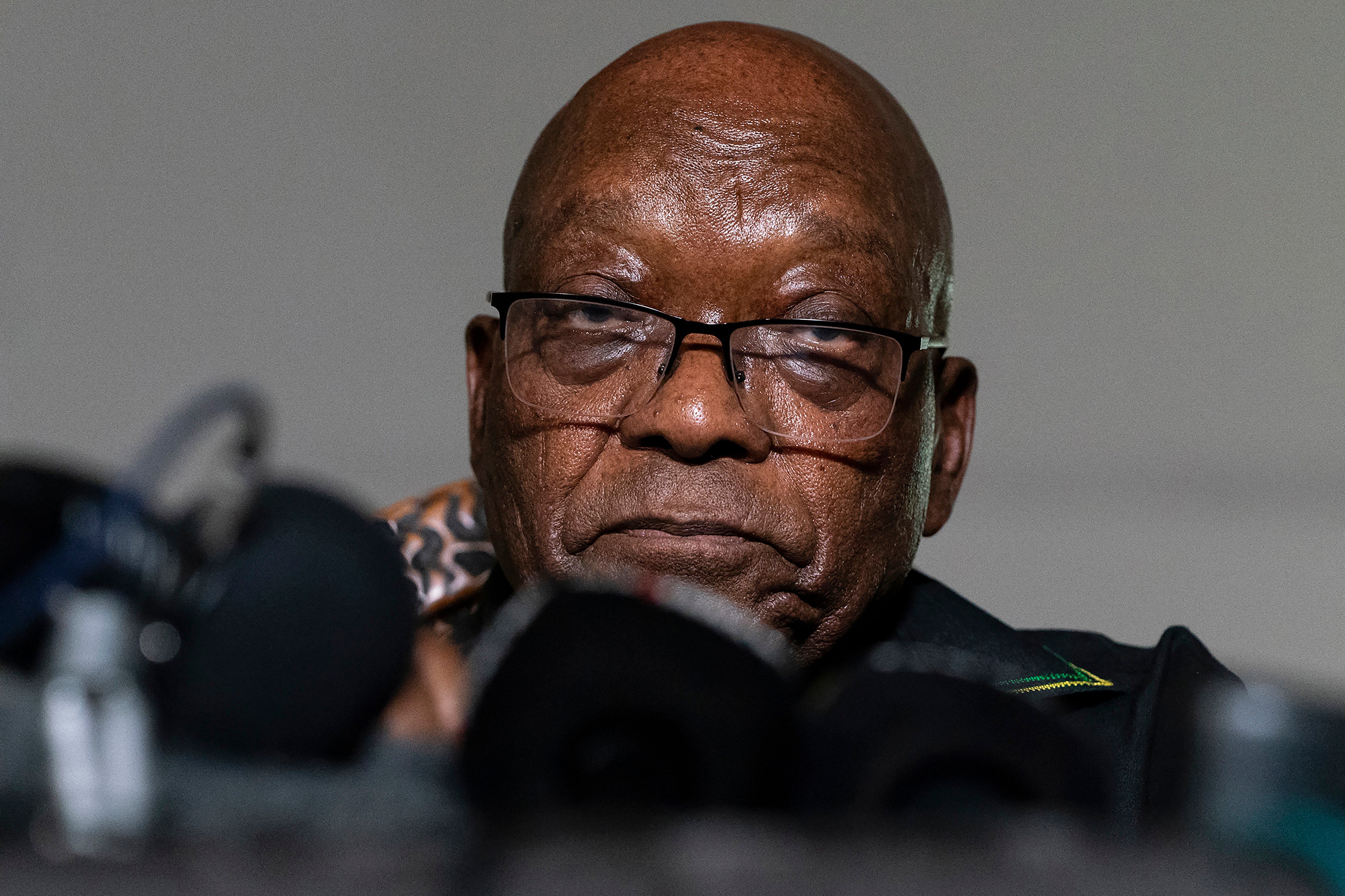 Former president of South Africa Jacob Zuma handed himself over to the police to start his 15-month jail term