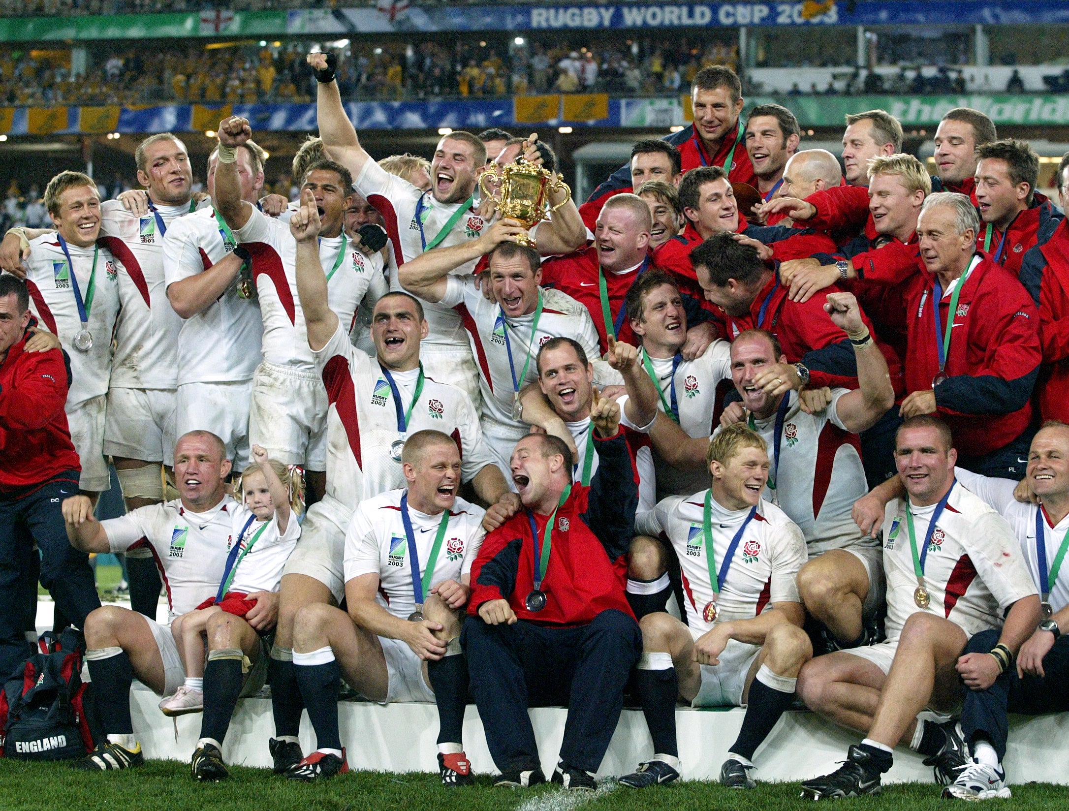 England won the Rugby World Cup in 2003