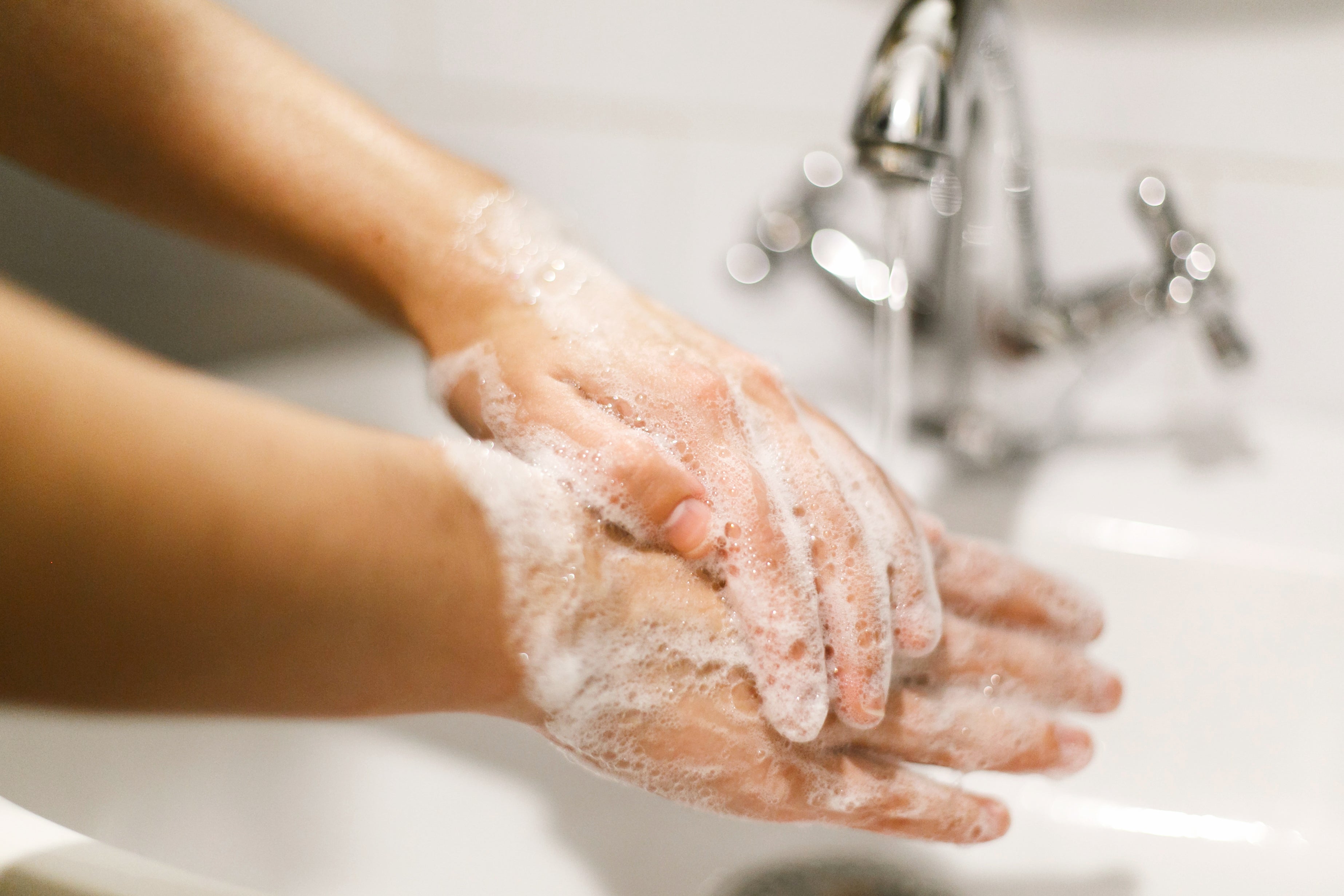 Should we avoid hand-washing when handling new-borns?