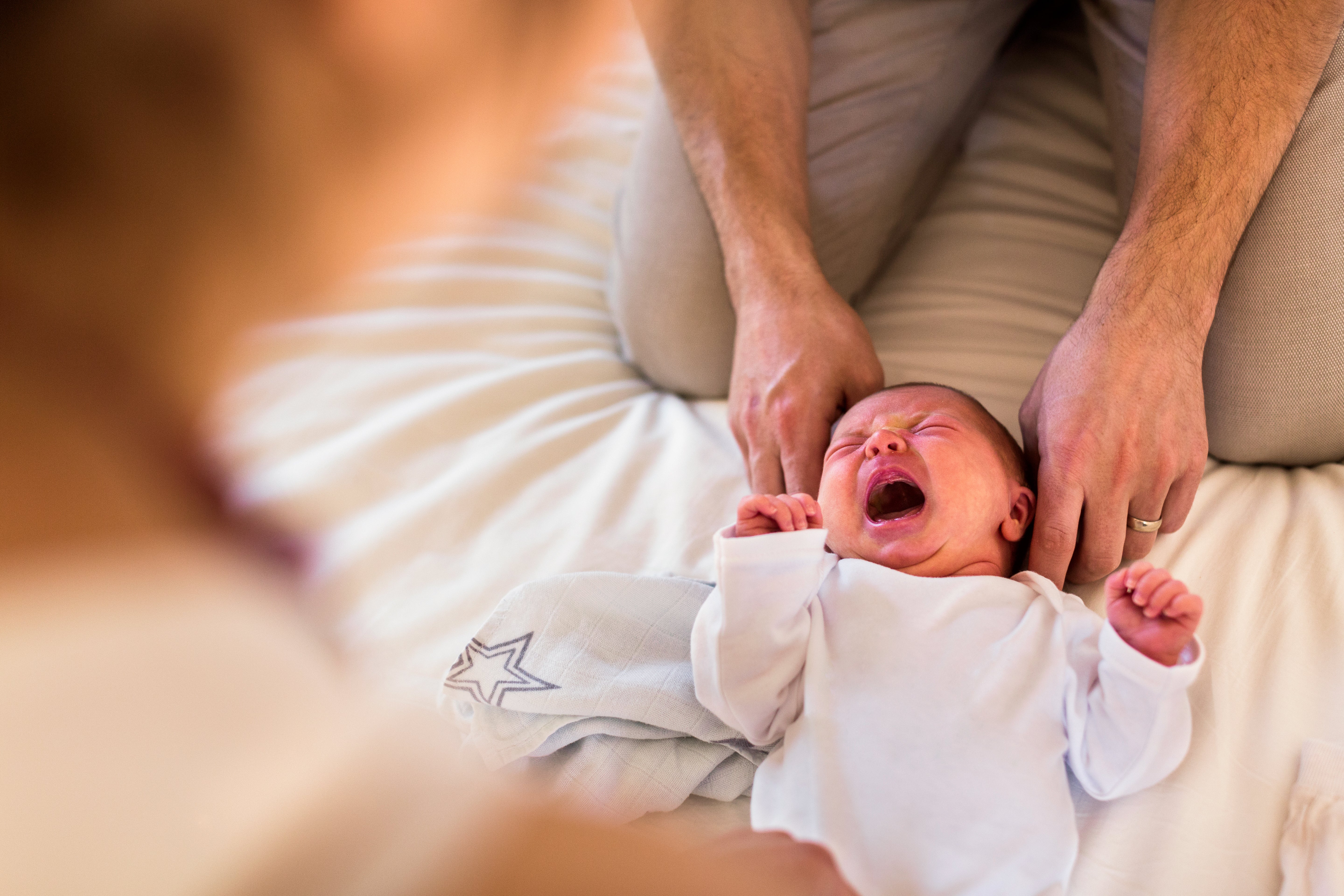 Typical strains in a new-born include Bifidobacterium, bacteria the baby needs to digest milk