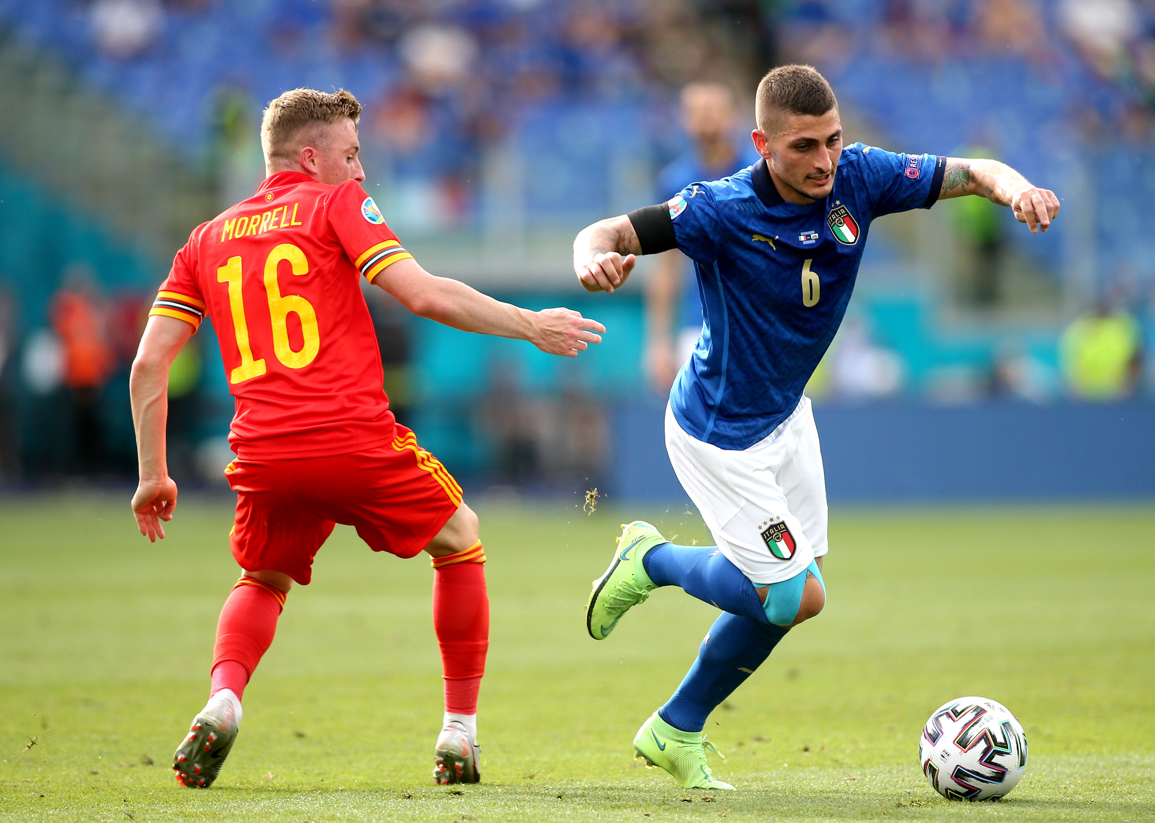 Marco Verratti will aim to orchestrate for Italy in midfield